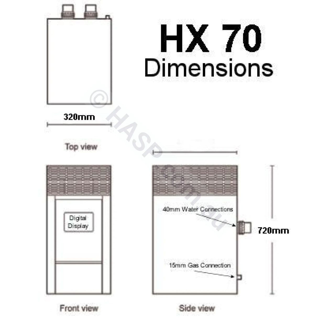 Dega Degas Gas Spa Heater Replacement System - Dega 100mJ 200mJ Spa Heaters - Heater and Spa Parts