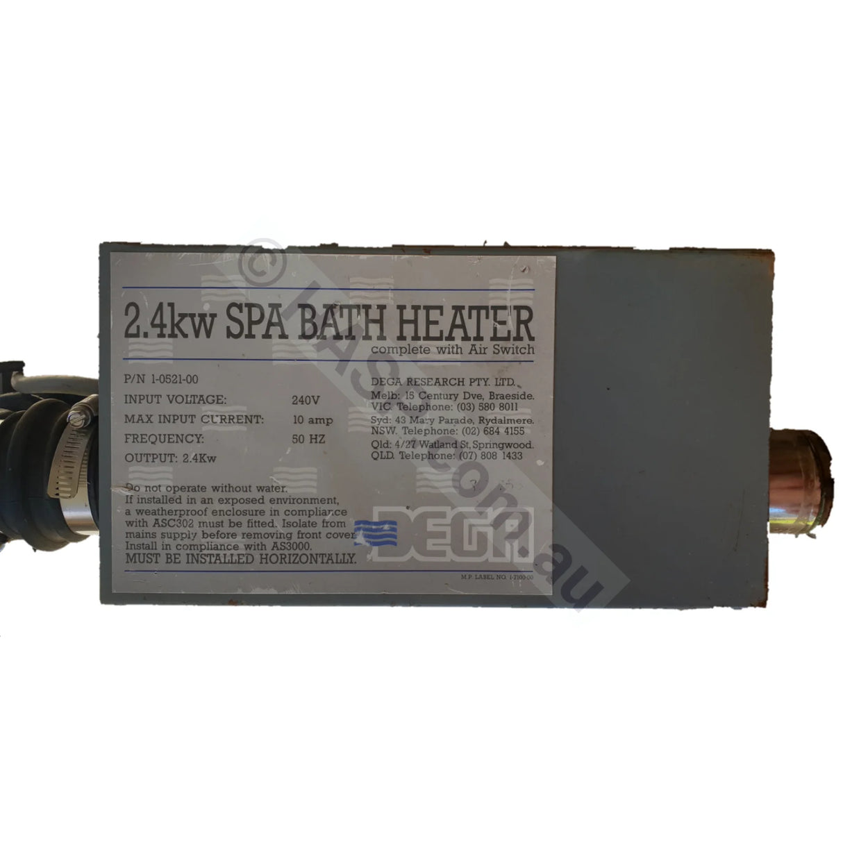 Dega Spa Bath Heater - Heater and Spa Parts