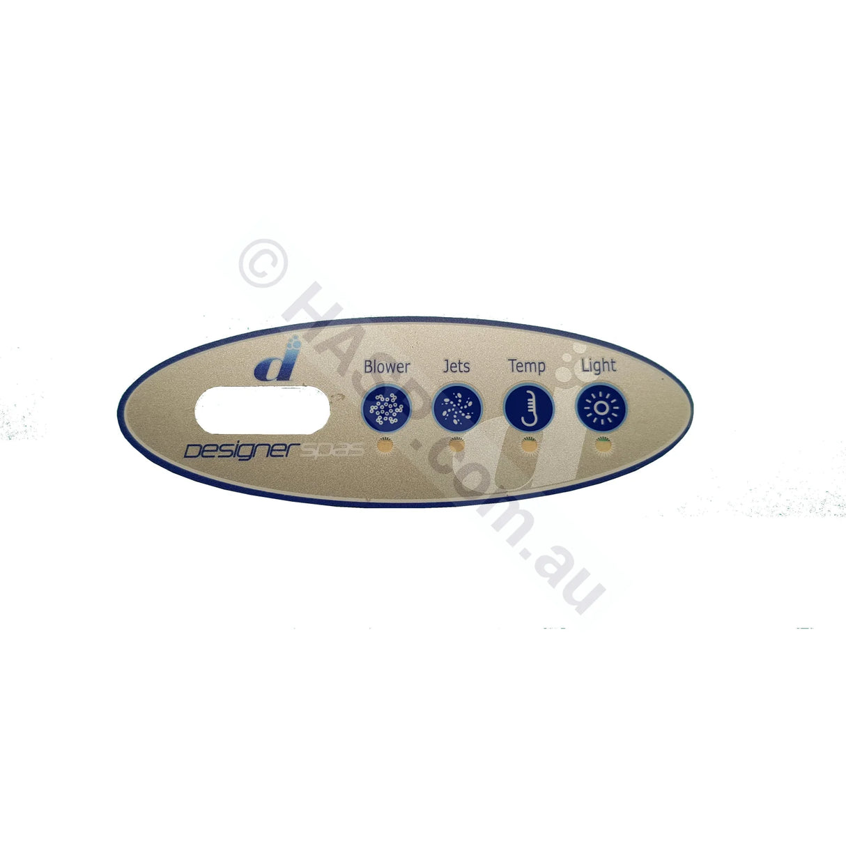 Designer Spas - 4-Button - Balboa VL200 Touchpad Overlay - Heater and Spa Parts