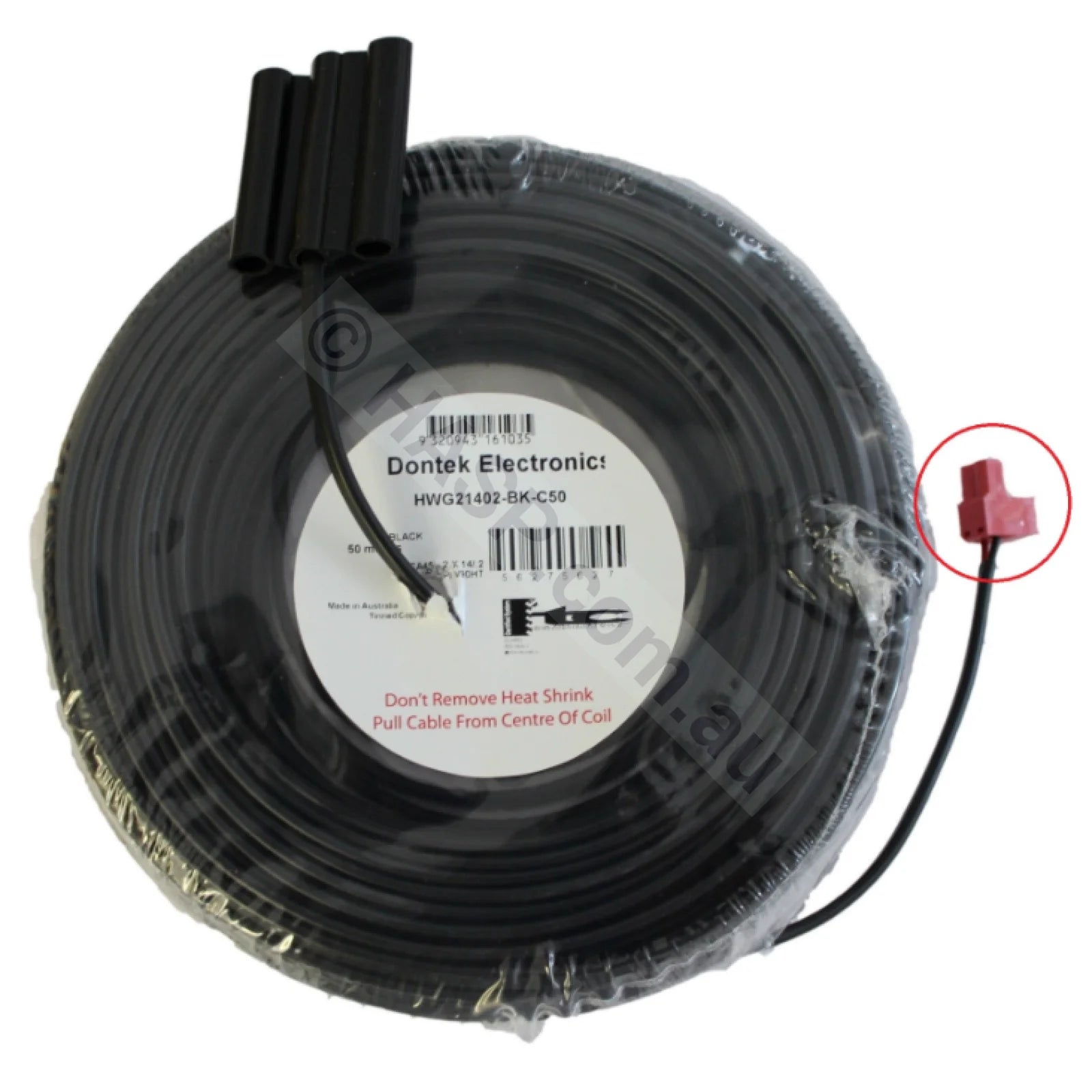 Dontek PL02RD - Red Pool Sensor Plug - Heater and Spa Parts