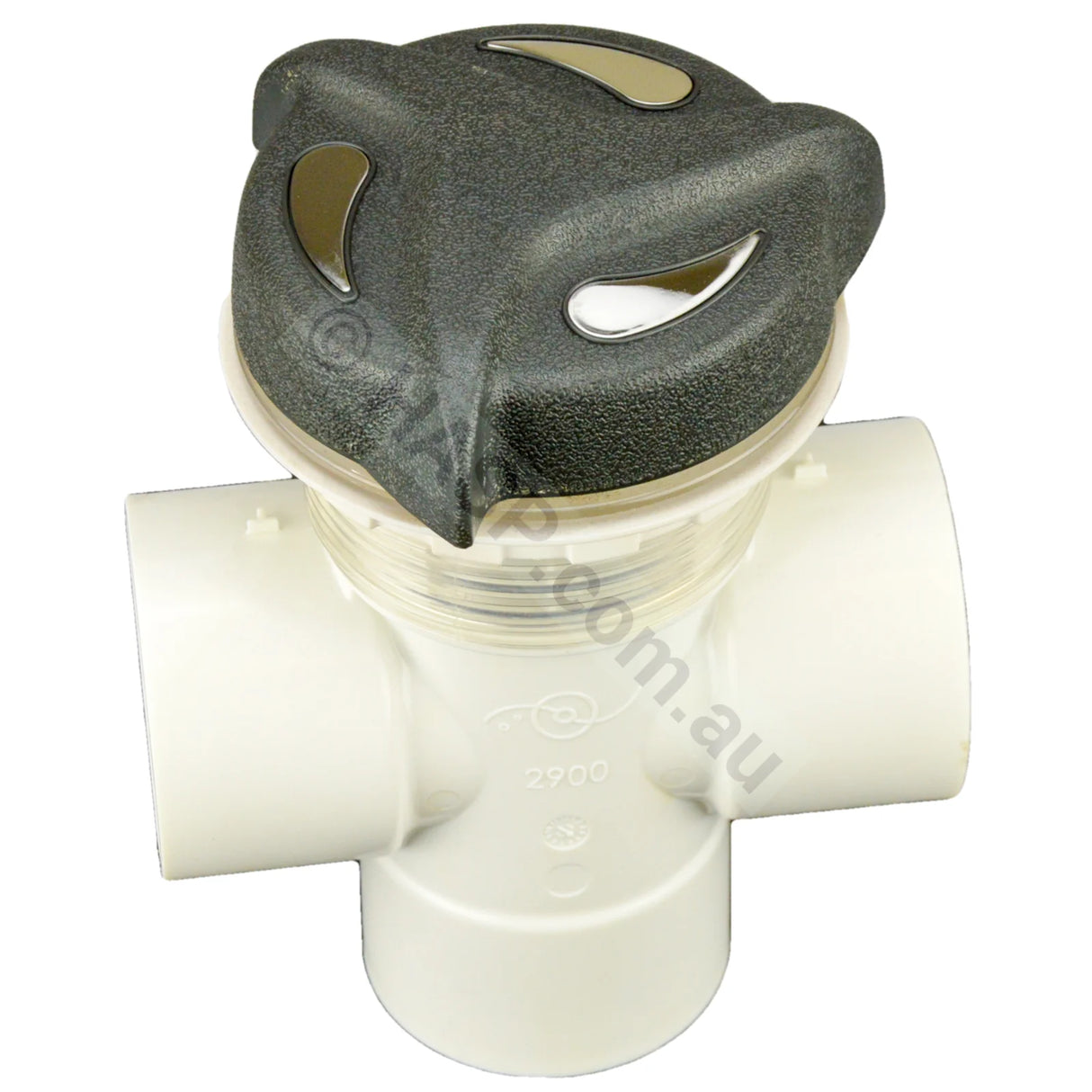 Edgetec 50mm Diverter Valve - Sea Breeze - Tri-Star Shape - Heater and Spa Parts