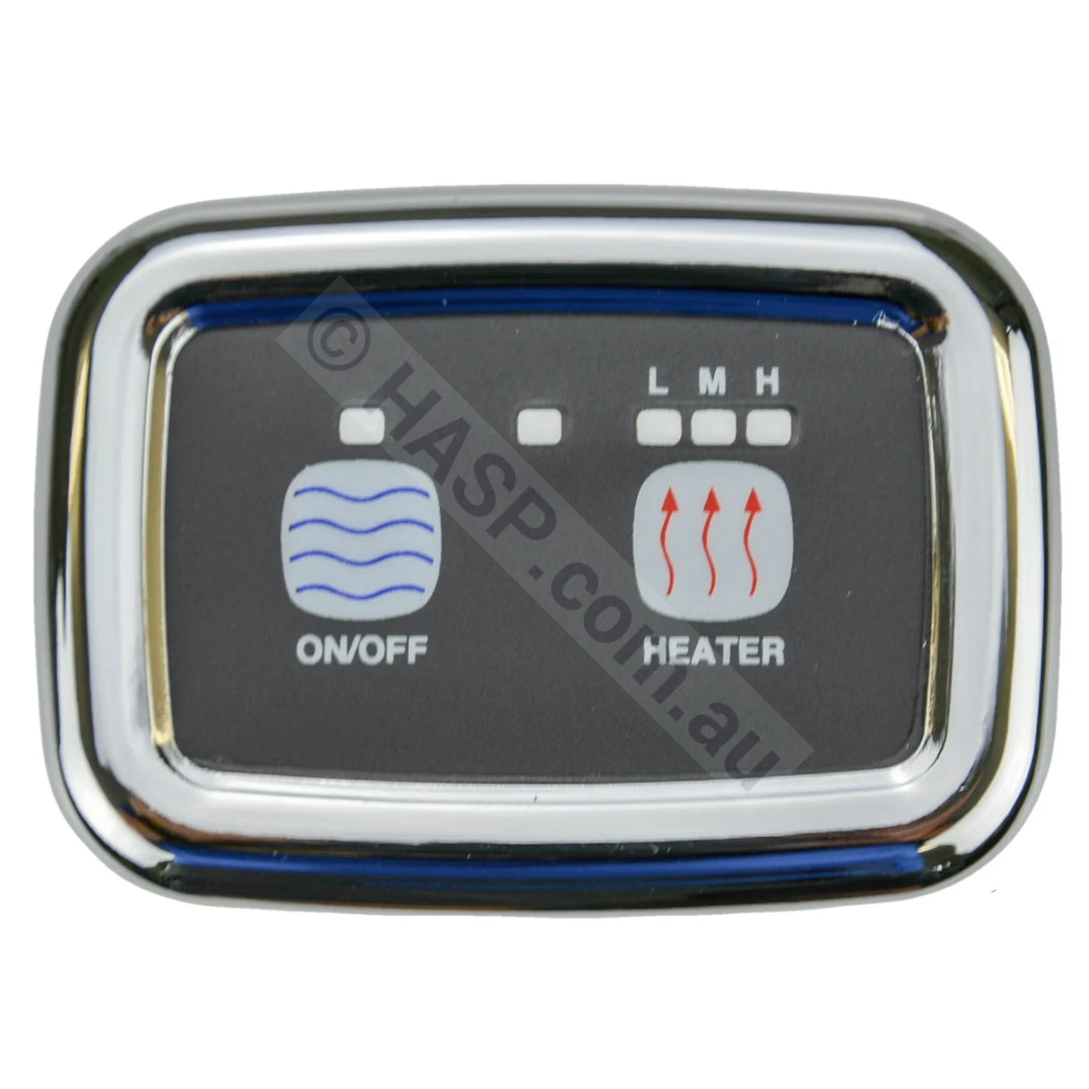 Edgetec & Decina Triflo Sensa-Touch Touchpad - Chrome w/ 4m Cable - Heater and Spa Parts