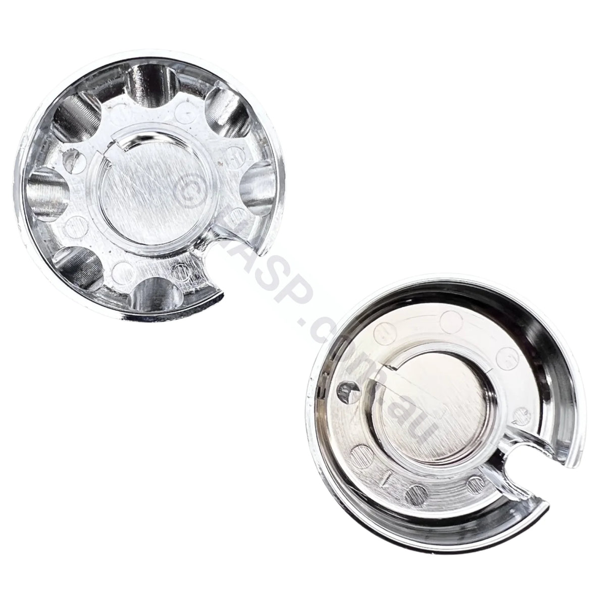 Edgetec Decina Chrome Spa Bath Air Control Caps - 46Mm