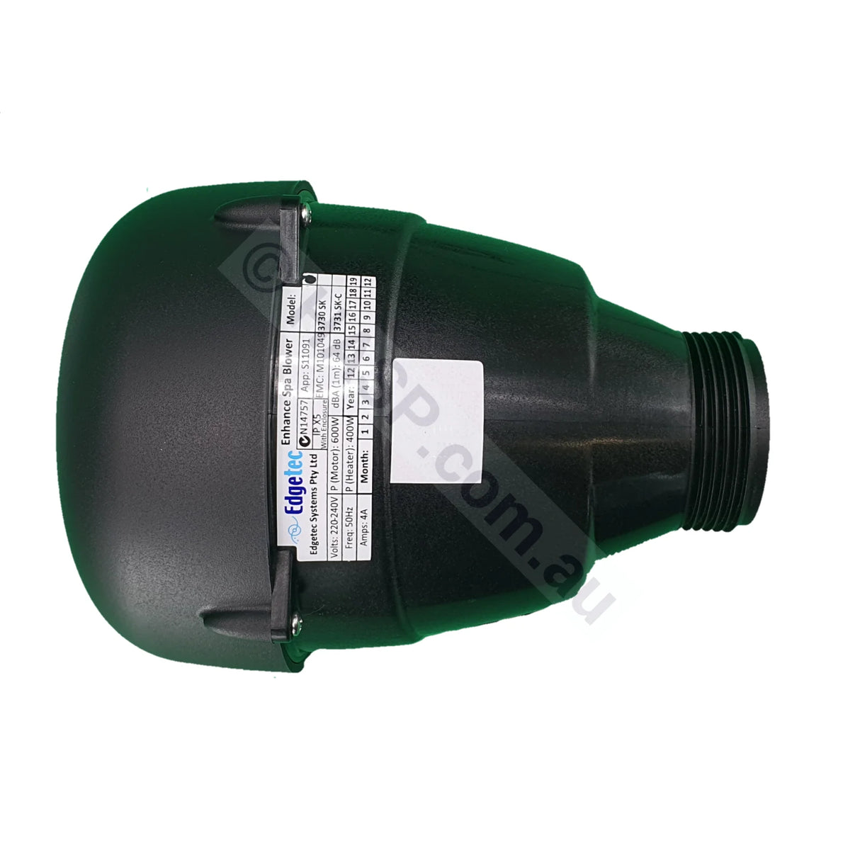 Edgetec Spa Bath Blower - in-built Air Switch - Heater and Spa Parts