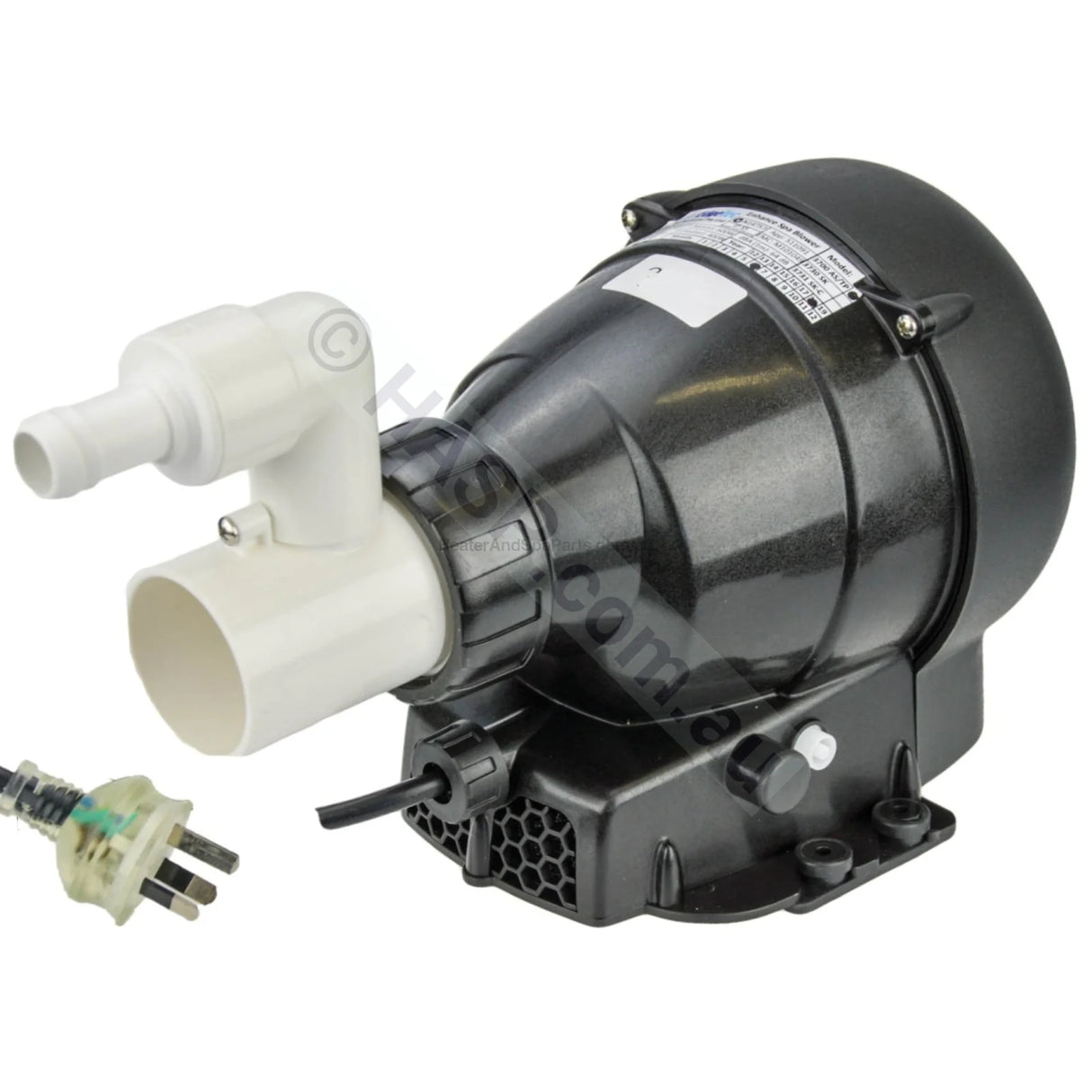 Edgetec Spa Bath Blower - in-built Air Switch - Heater and Spa Parts