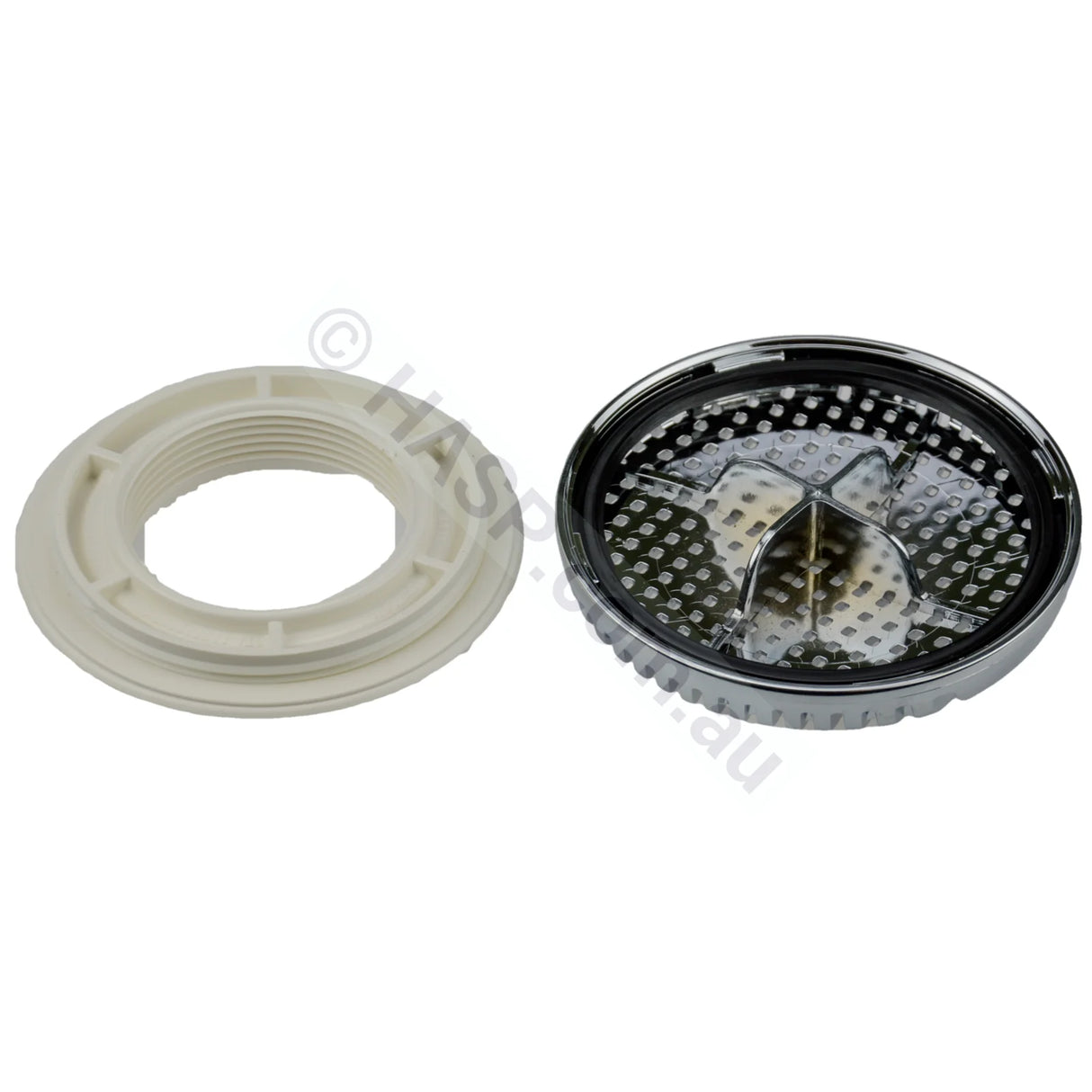 Edgetec SLP Spa Bath Suction - Chrome - 100mm - 192lpm - Heater and Spa Parts