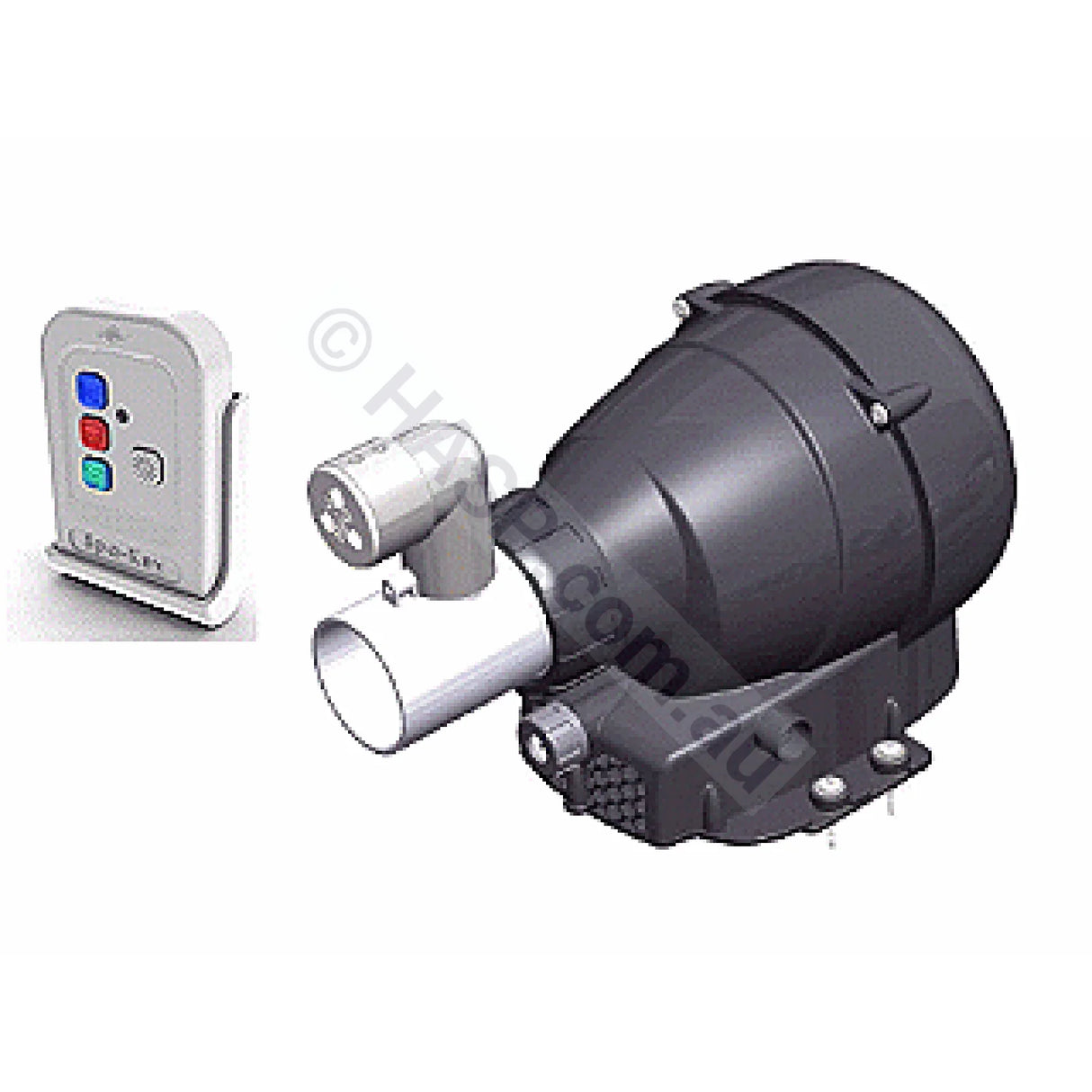 Edgetec Spa Bath Blower - with Spa-Key remote control - Heater and Spa Parts