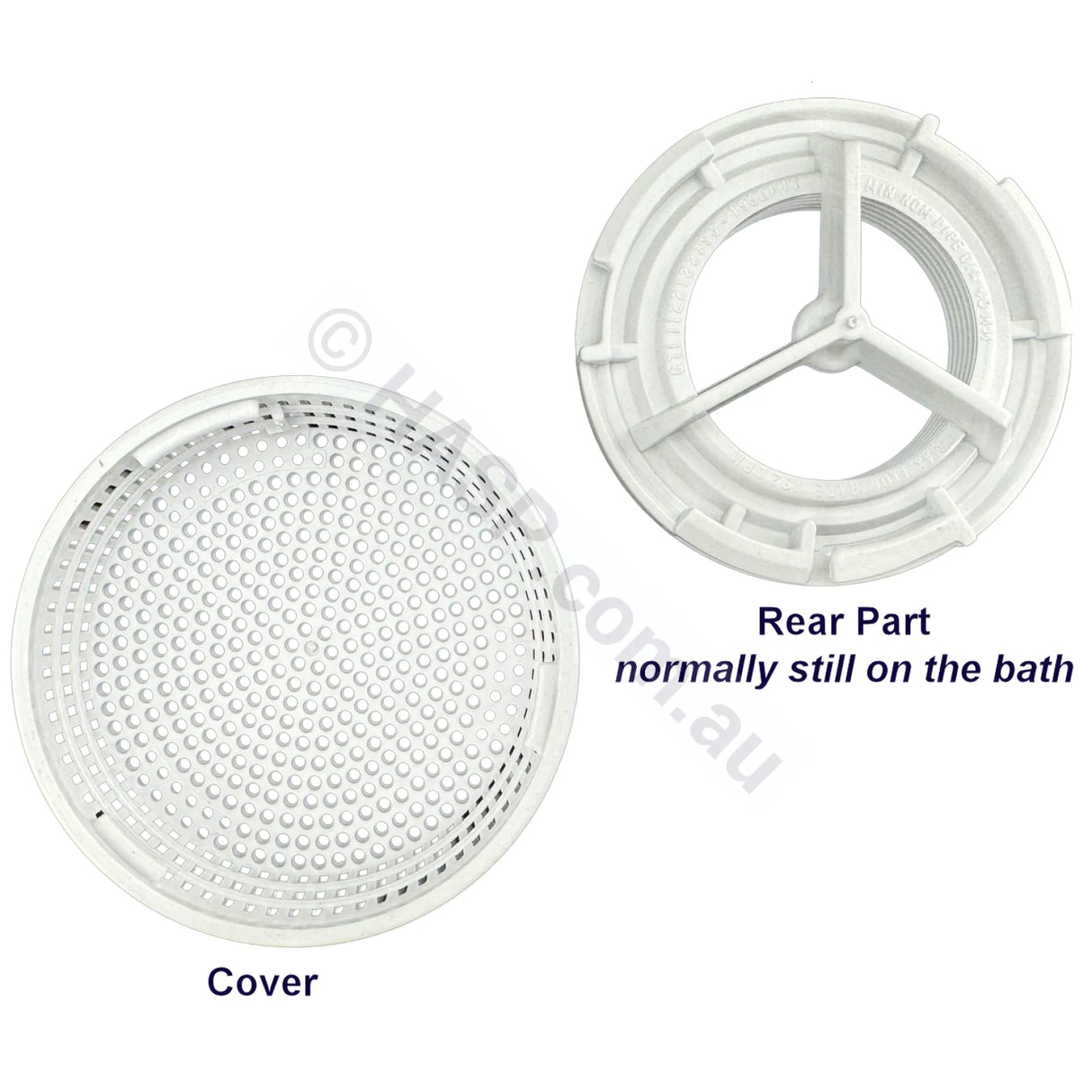 Edgetec Spa Bath Suction - White 100Mm 192Lpm Suctions