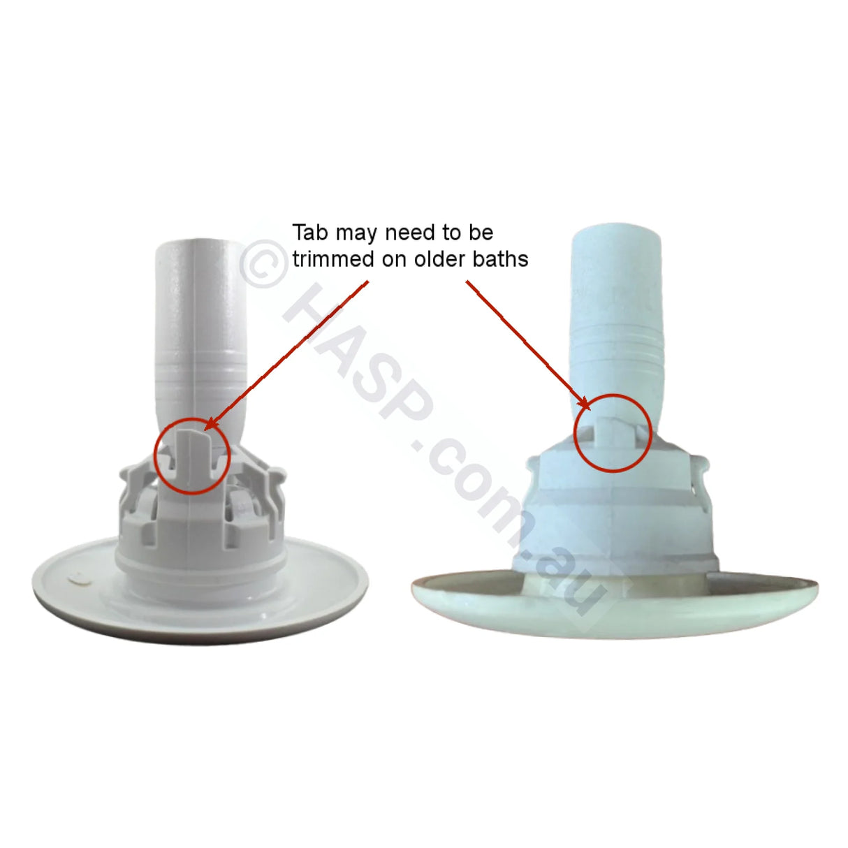 Edgetec Trio Eyeris Pulse Jet Face & Venturi - White Mitee / Decina 72Mm Spa Bath Jets