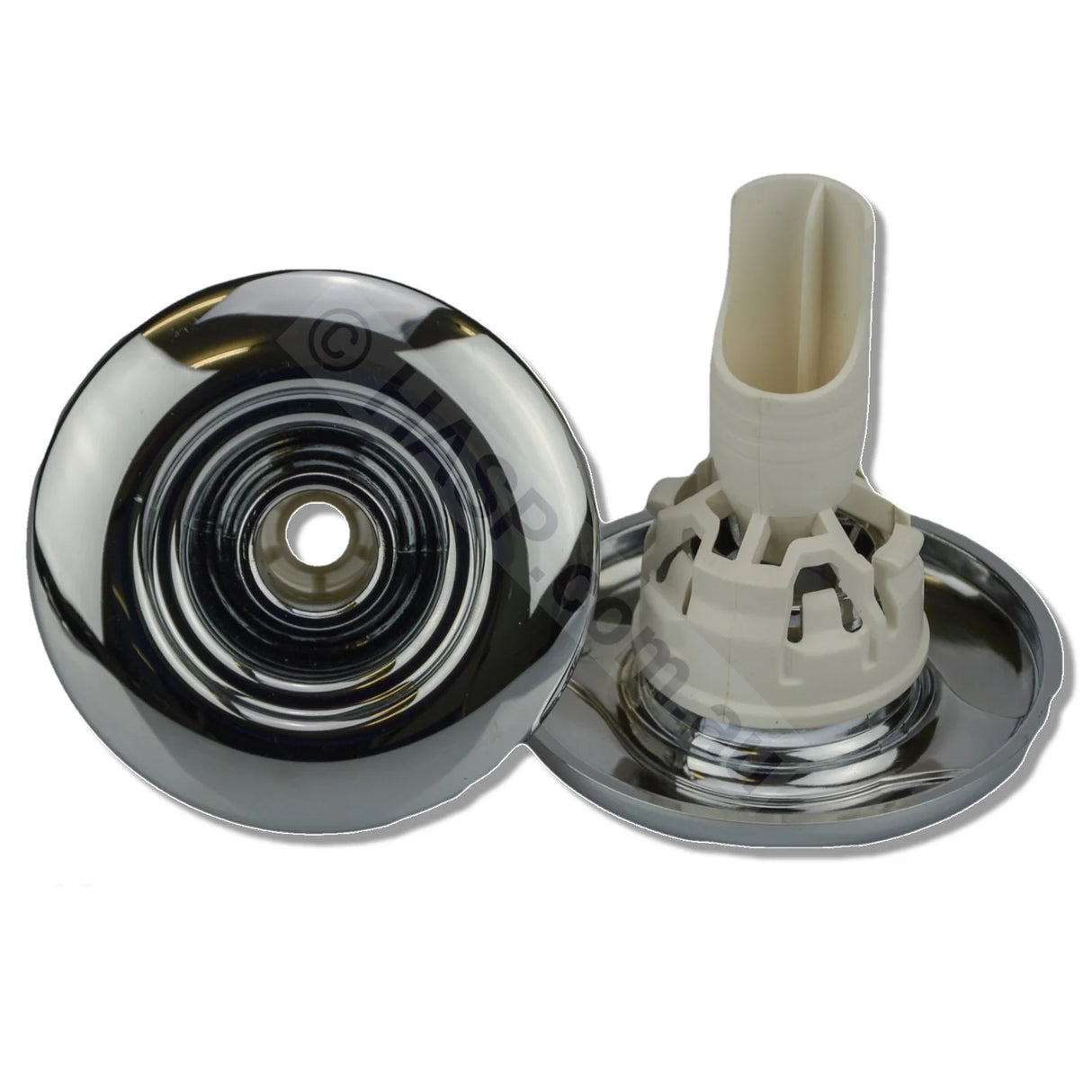 Edgetec Trio Jet Face & Venturi - Chrome - Mitee / Decina - 72mm - Heater and Spa Parts