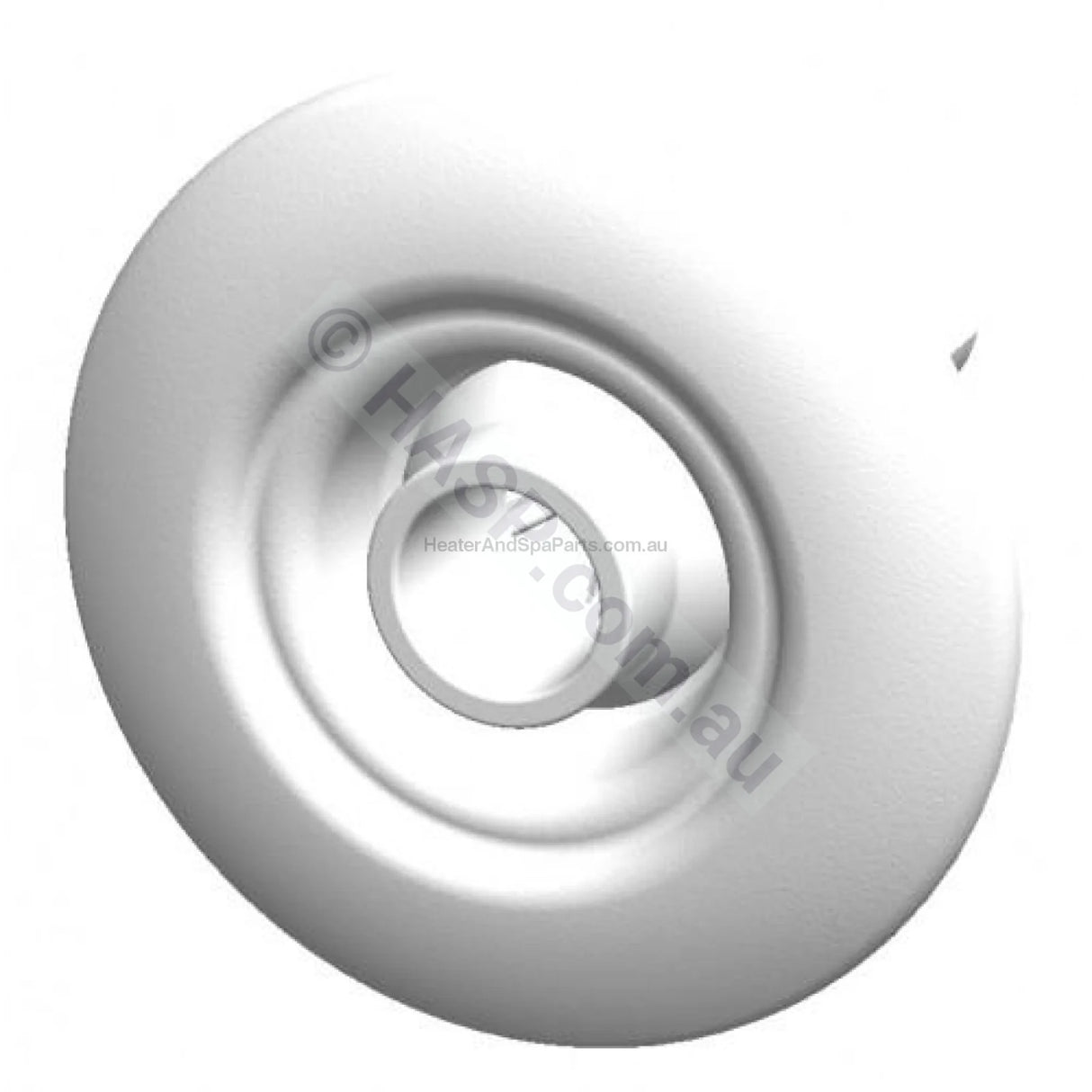 Edgetec Trio Jet Face & Venturi - White - Mitee / Decina - 72mm - Heater and Spa Parts