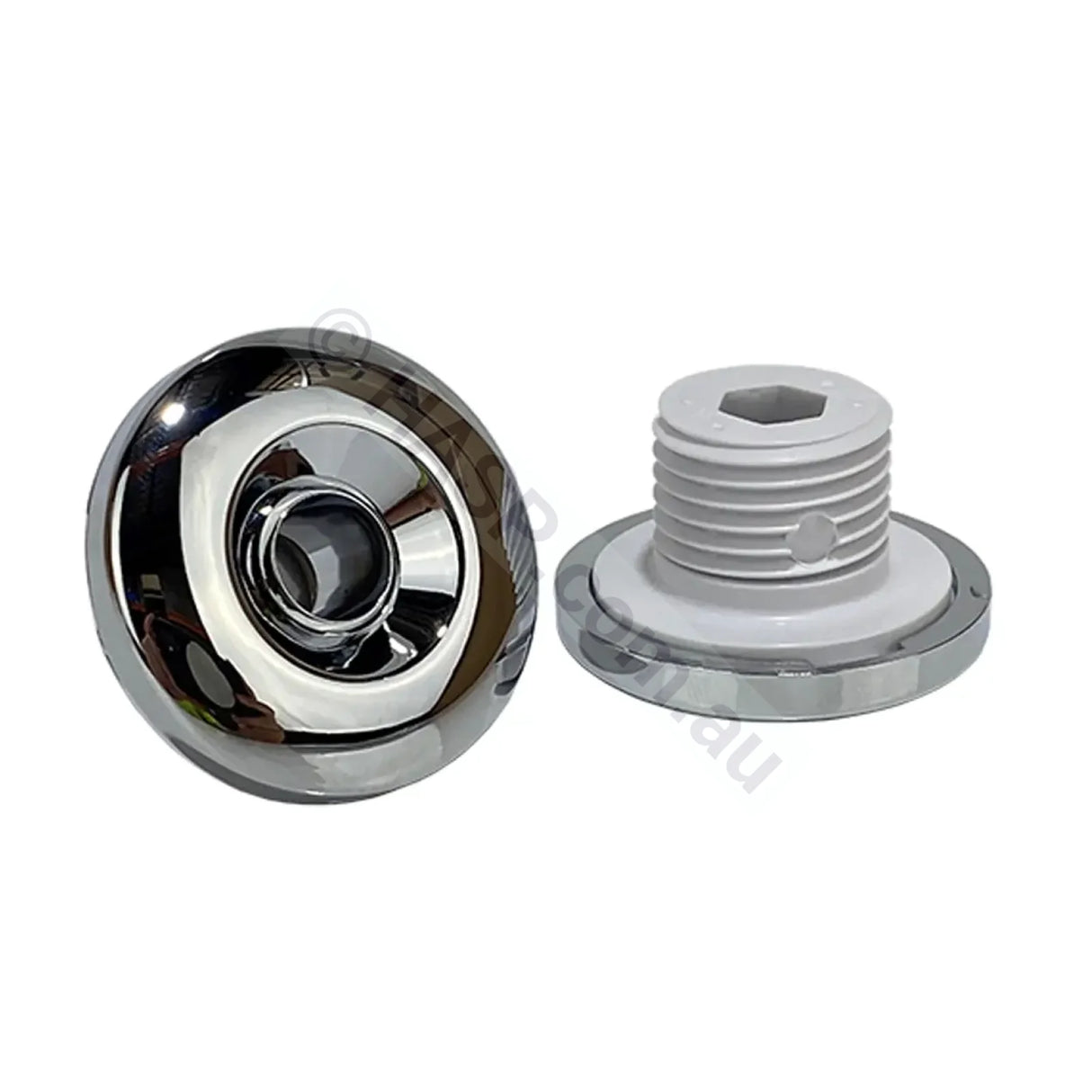 G&G Industries Balboa Micro Directional Spa Jet Face - Smooth Chrome