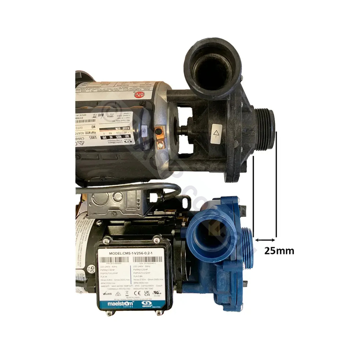 Gecko Maelstrom CMS-1 Circulation Pump 0.25hp /.12hp - Circmaster Replacement