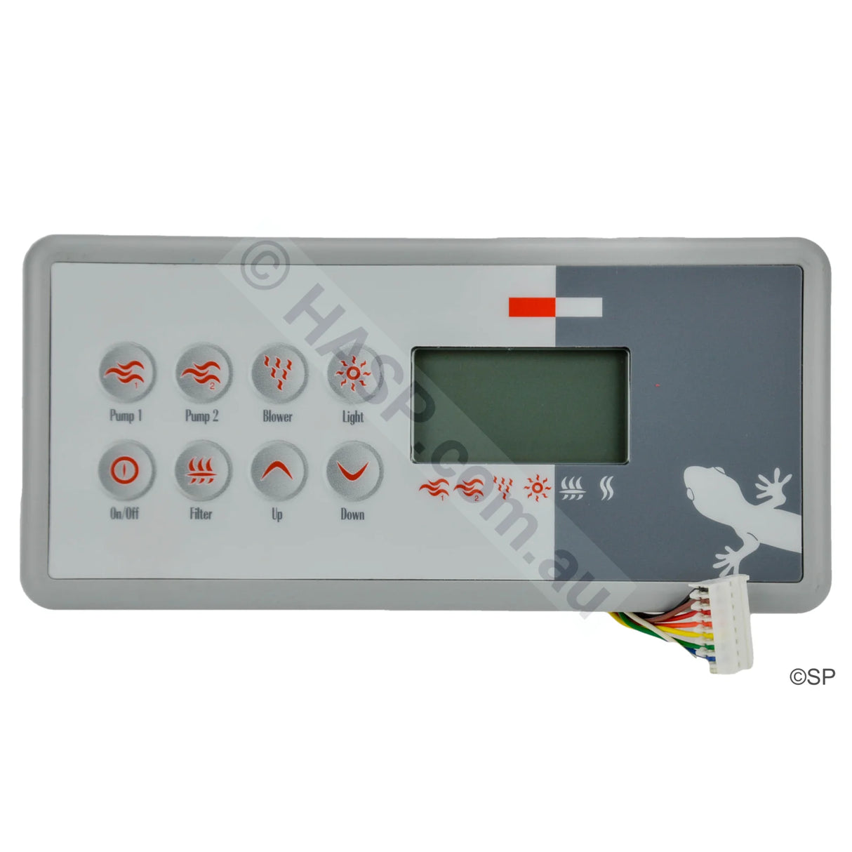 Gecko / Spa Builders TSC-8 / K-8 Panel - 8 button - Heater and Spa Parts