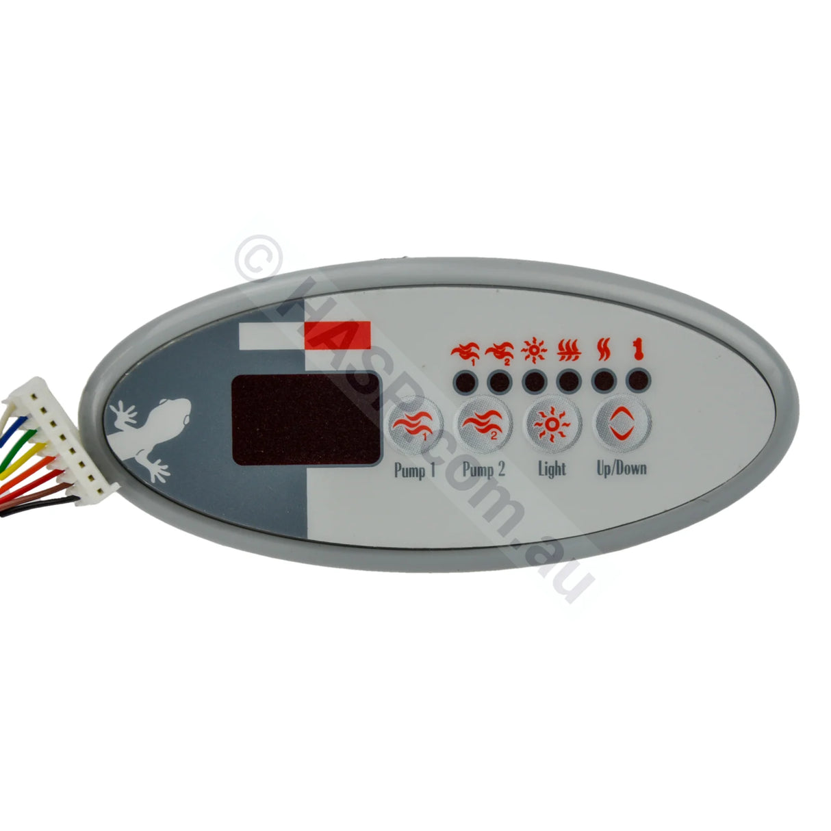 Gecko / Spa Builders TSC-9 / K-9 Oval Panel - 4 button - Microspa SSPA - Heater and Spa Parts