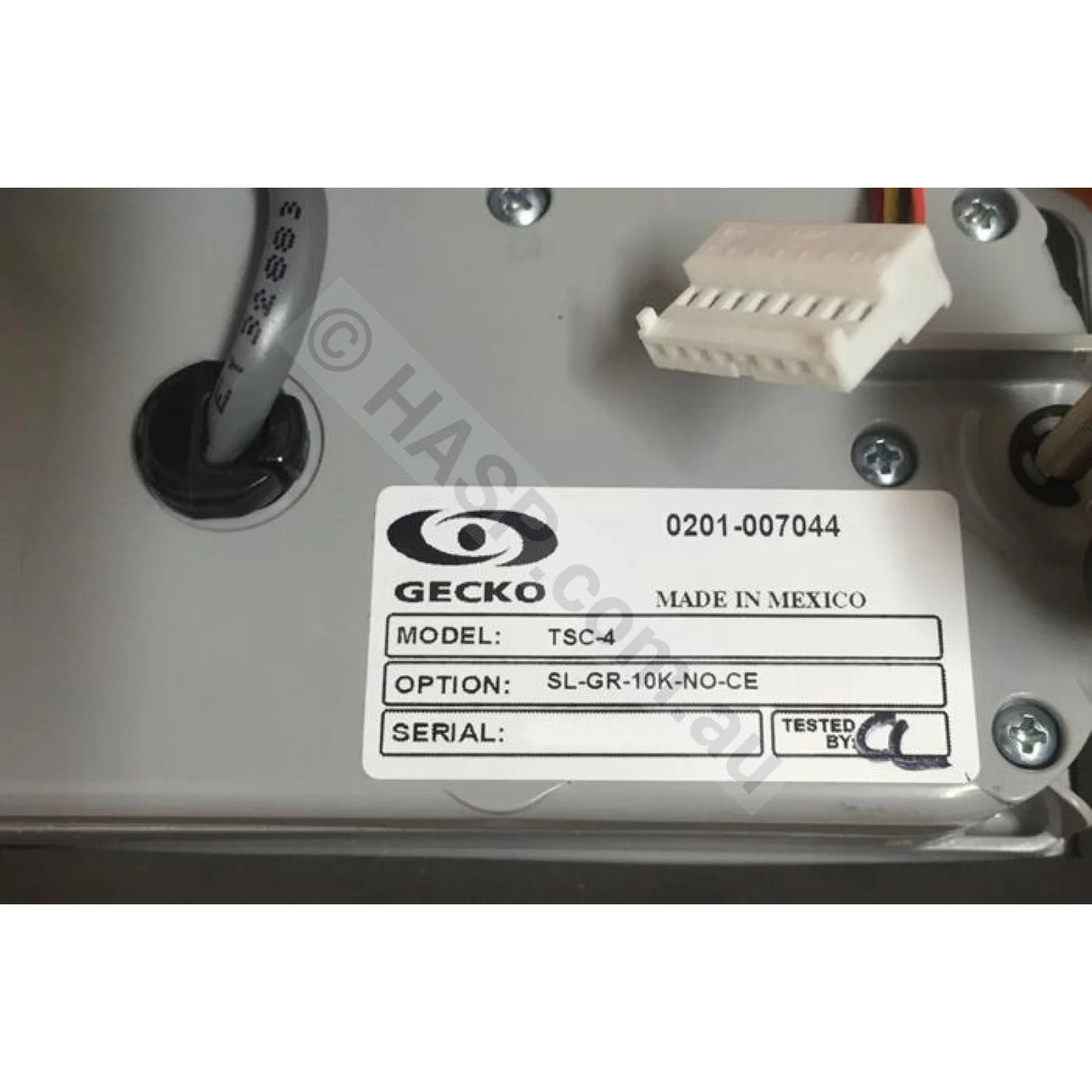 Gecko TSC-4 / K-4 Touchpad Control Panel with 10 Button Overlay - Heater and Spa Parts