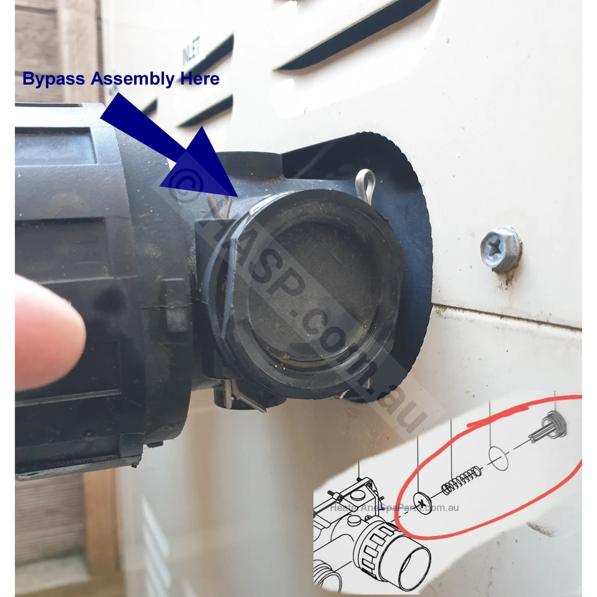 Hurlcon Astralpool Gas Heater Seal & Bypass Kits - MX 125 150 200 300 400 - Heater and Spa Parts