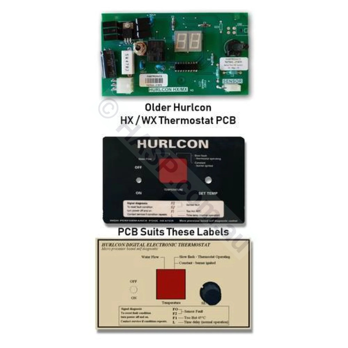 Hurlcon Astralpool HX Gas Heater Spare Parts - HX70, HX120, HX150 - Choose From Links In Listing - Heater and Spa Parts