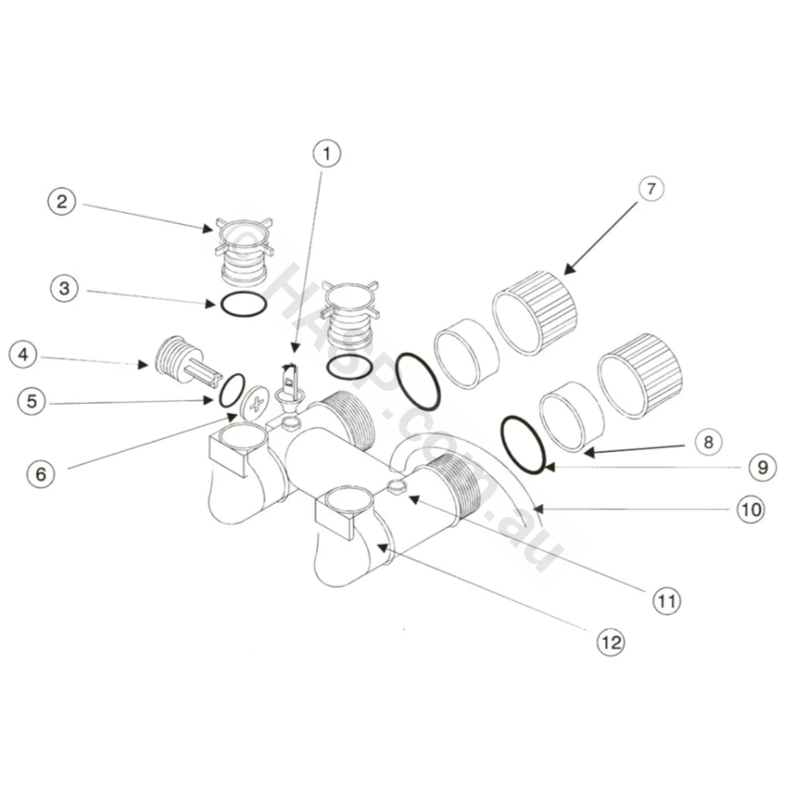 Hurlcon Astralpool HX Gas Heater Spare Parts - HX70, HX120, HX150 - Choose From Links In Listing - Heater and Spa Parts
