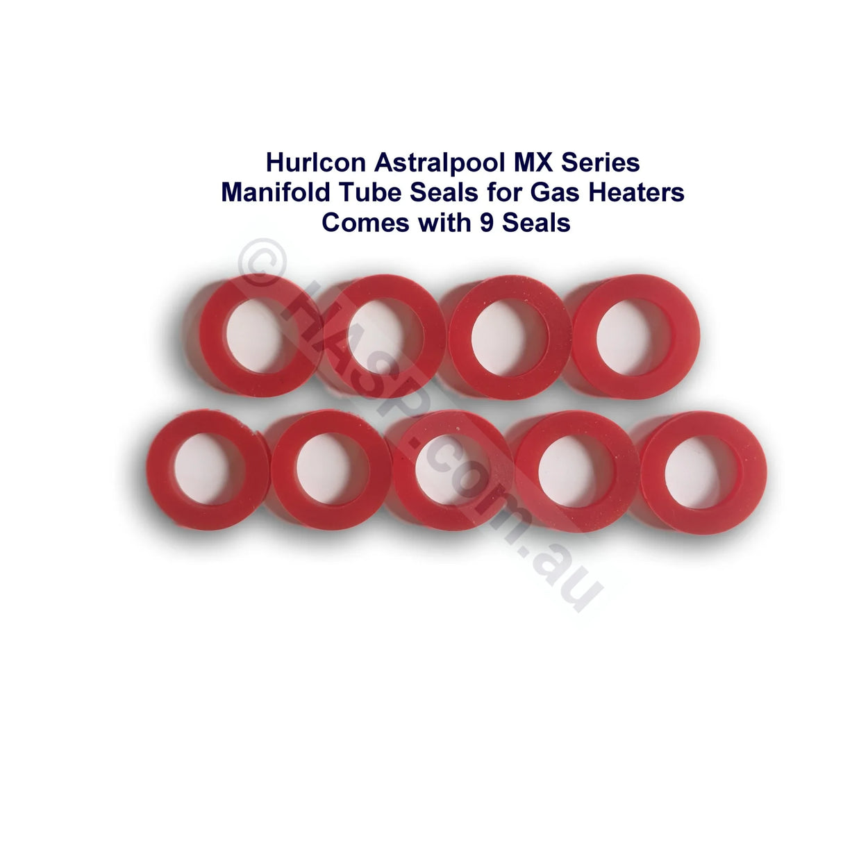 Hurlcon Astralpool MX HiNRG Viron Jacuzzi Heater Tube Heat Exchanger Seal O-ring Gaskets - Tube Seals - Heater and Spa Parts