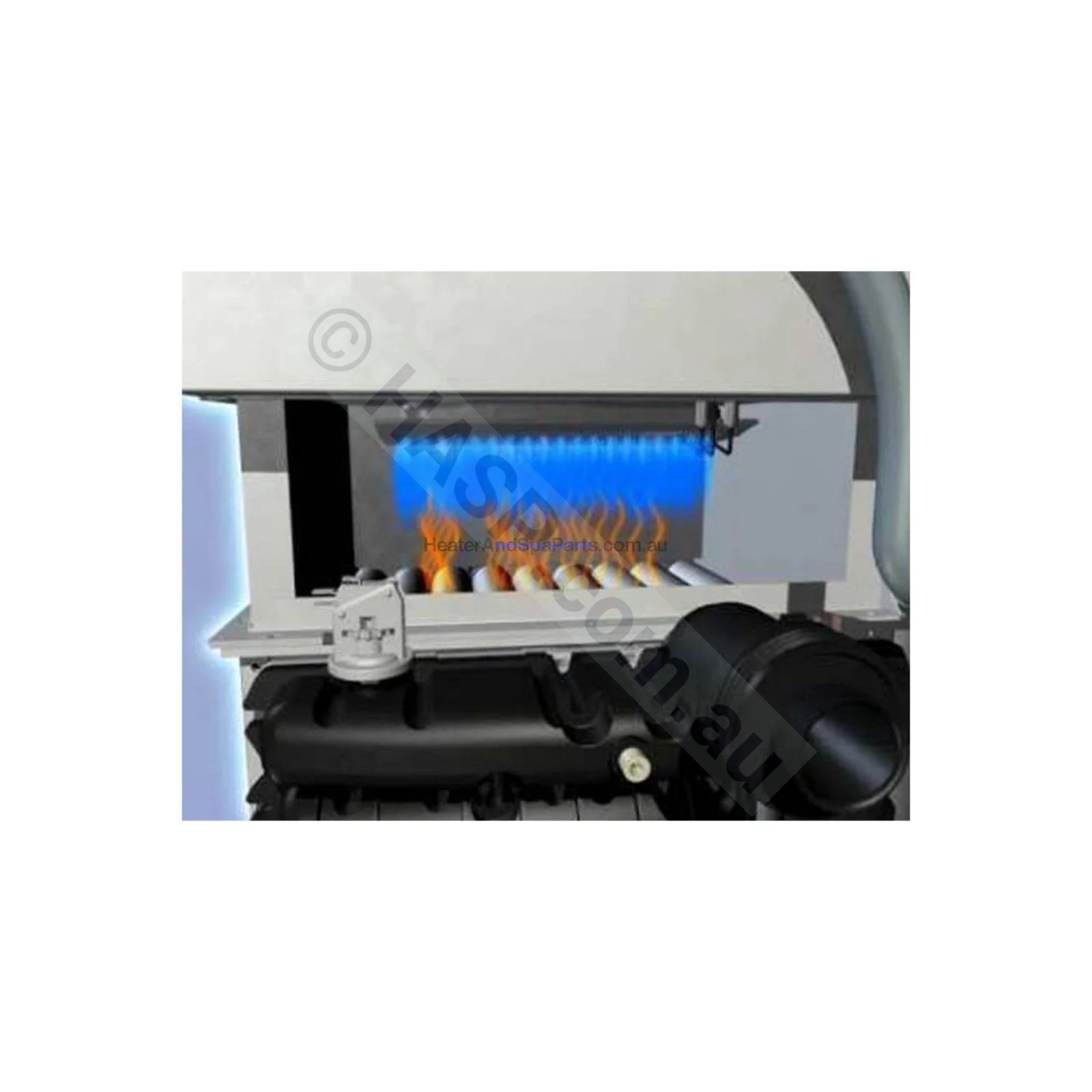 Hurlcon Astralpool Viron 550 Gas Pool & Spa Heater - Natural Gas or LPG - Heater and Spa Parts
