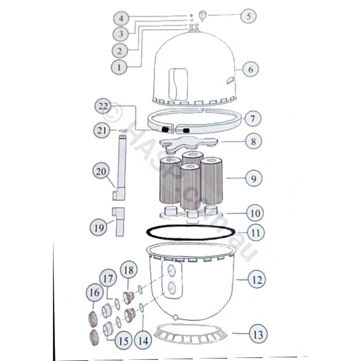 Hurlcon Gx Filter - Spare Parts 400 / 600