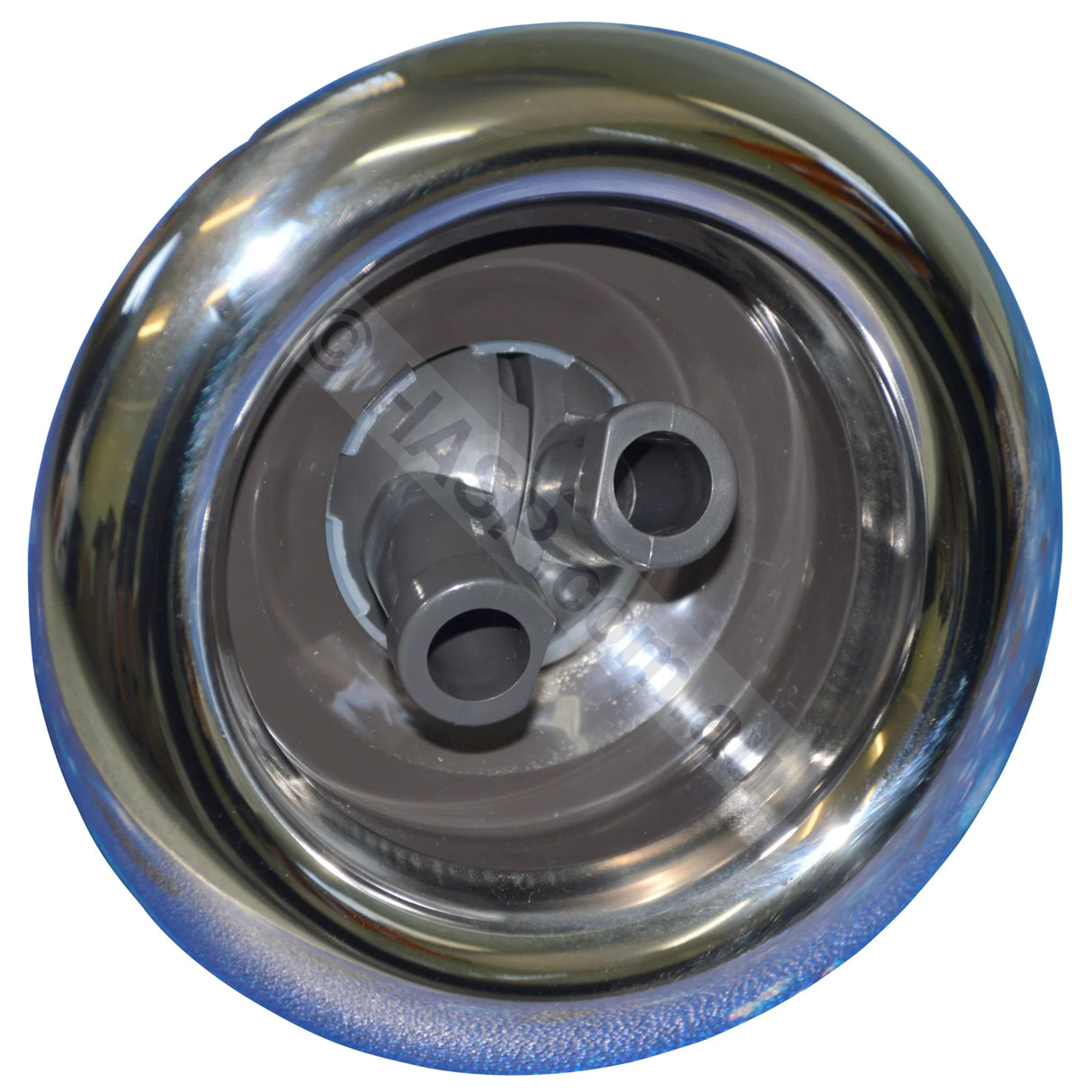 Hurricane Twin Spin Jet - Charcoal & Stainless - 125mm / 127mm - Heater and Spa Parts