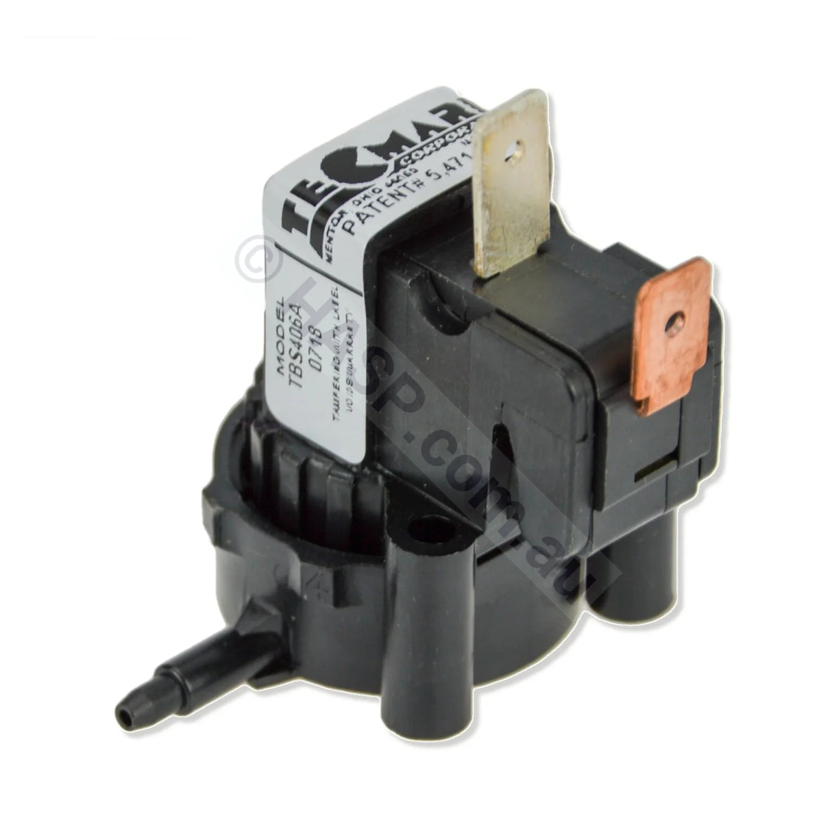 Latching Air Switch - Side Spout 90° Nipple - Heater and Spa Parts