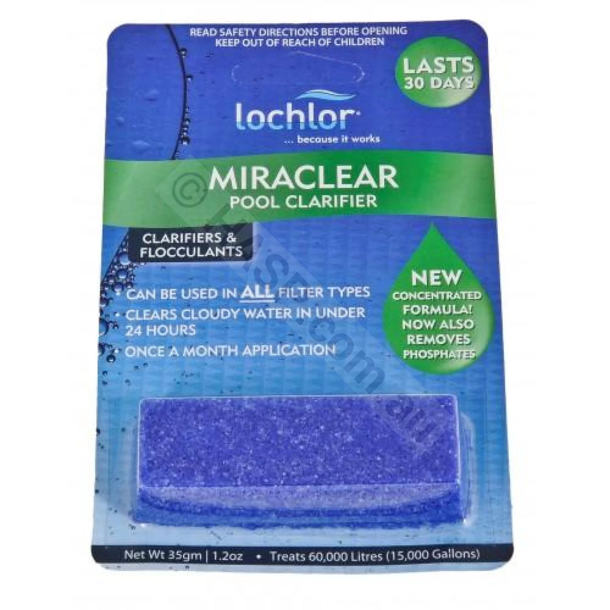 LO-CHLOR MIRACLEAR CUBES 35GM - Heater and Spa Parts