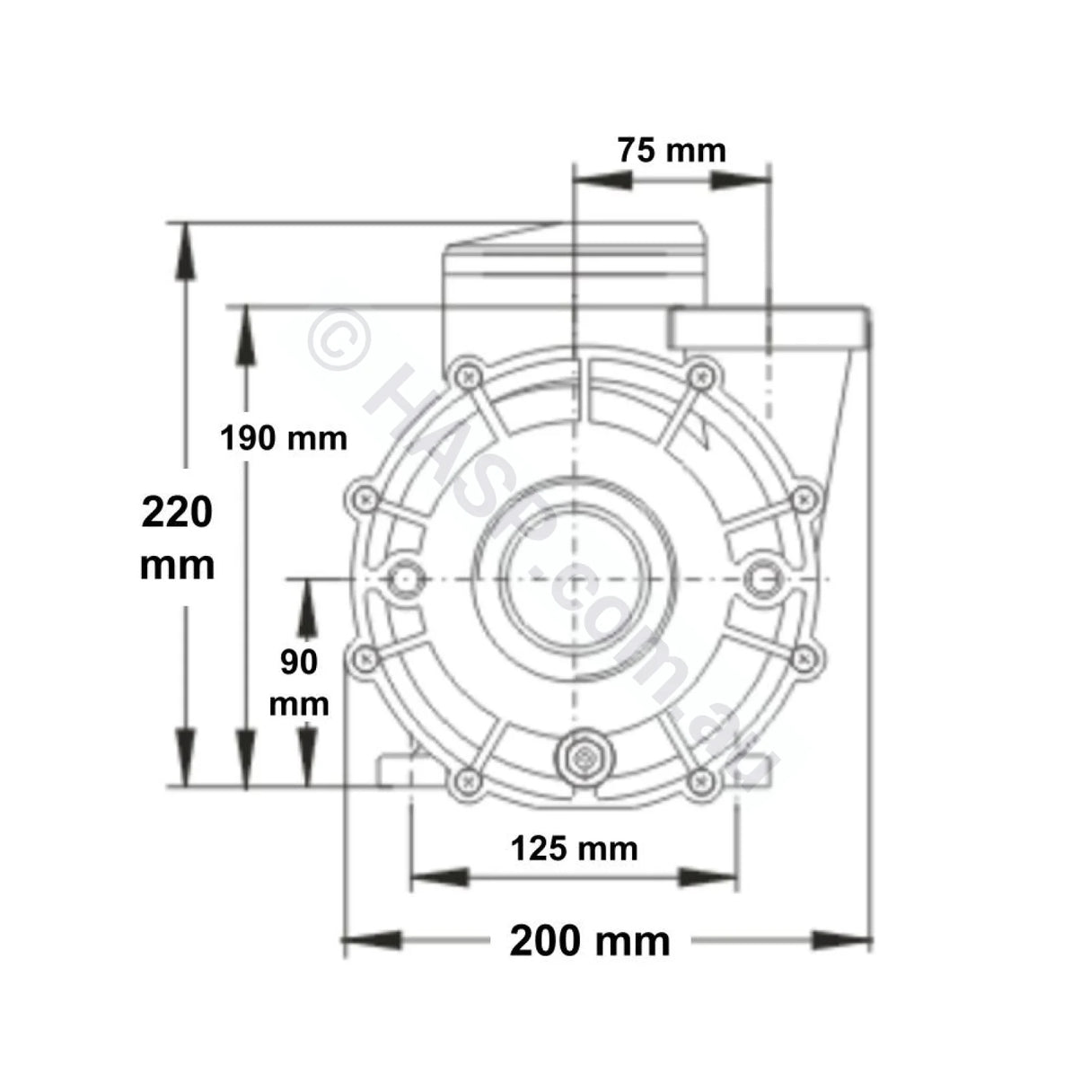 Lp200 2.0Hp - Lx Whirlpool Single-Speed Jet Booster Pump Pumps
