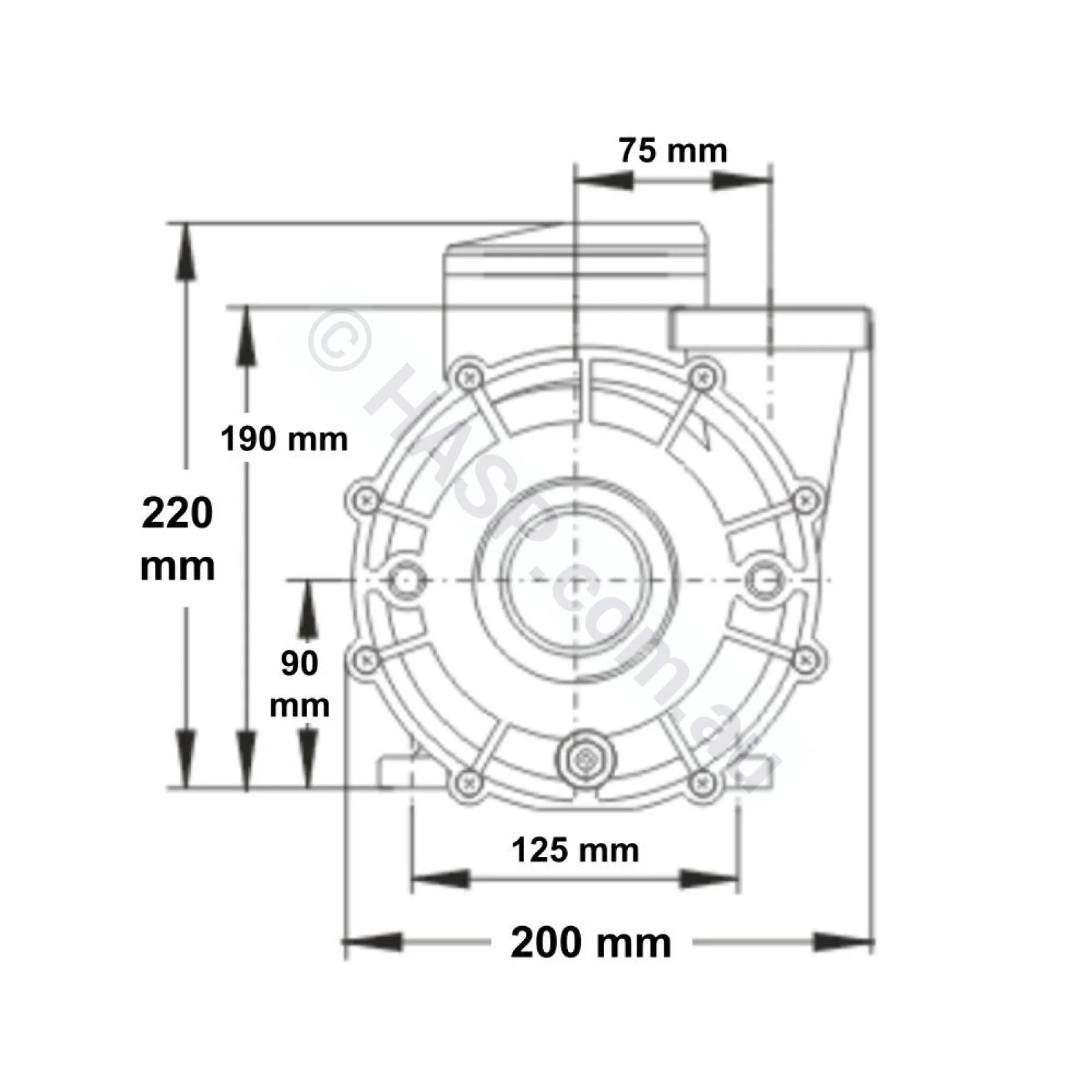 Lp200 2.0Hp - Lx Whirlpool Single-Speed Jet Booster Pump Pumps