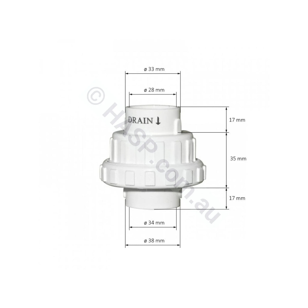 Lx Air Blower Drainage Valve - K1 25Mm / 1’ Pipe Loop Drain