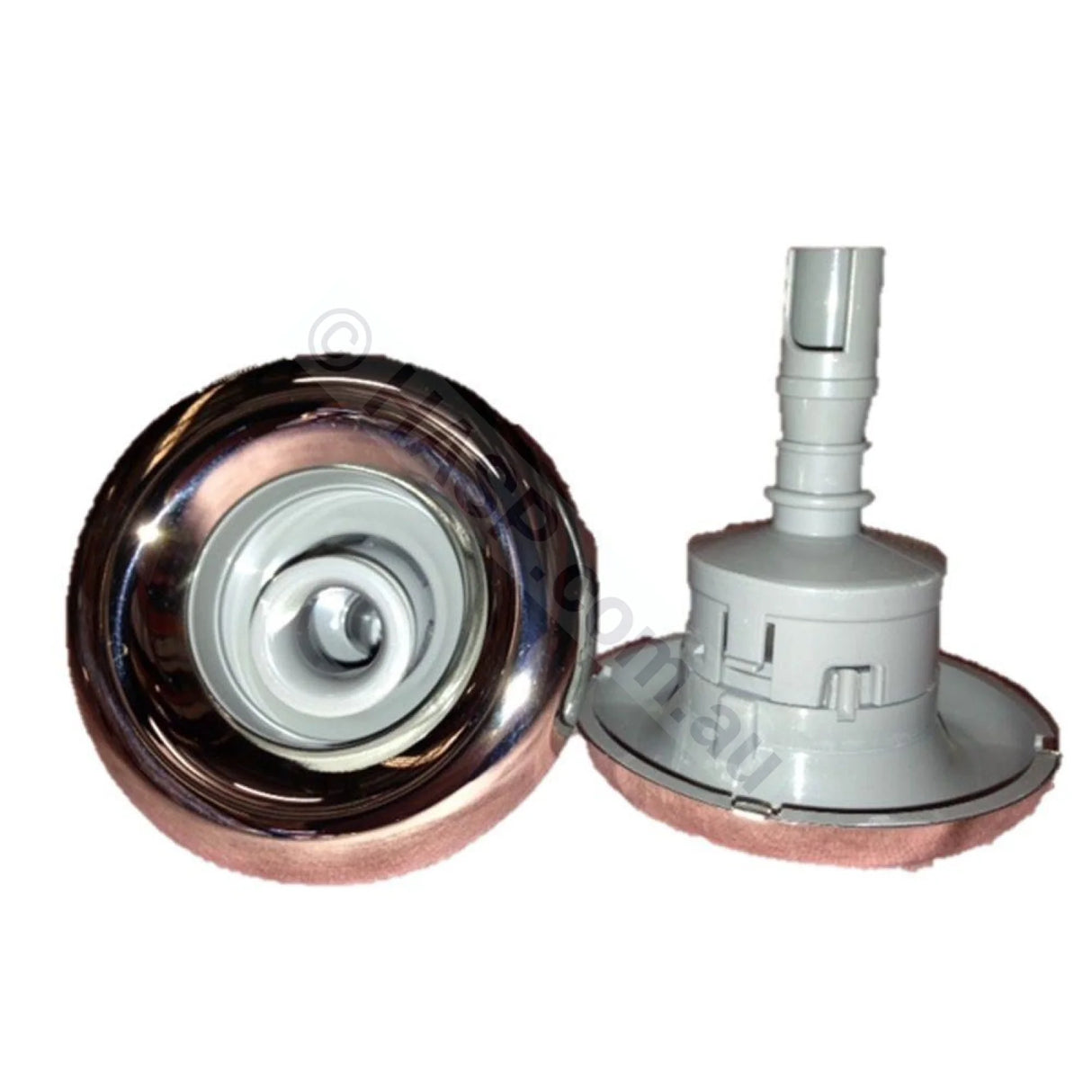 Mini Hurricane Spa Jet Pulse - Gray & Stainless Steel - 75mm - Heater and Spa Parts