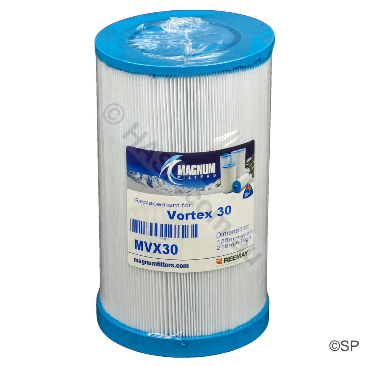 Spatex MVX30 Vortex Spas Cam Twist Lock Filter Cartridge - 218mm x 125mm
