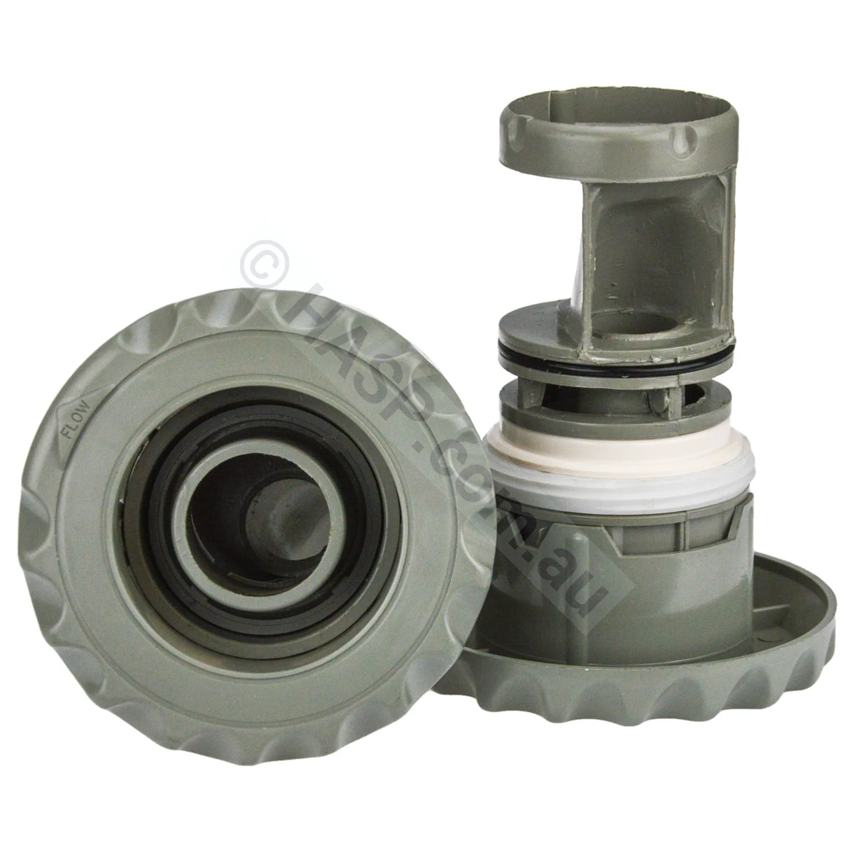 120Mm Waterway Dual-Flo Jet Internal - Diverter Swimjet Scalloped Grey