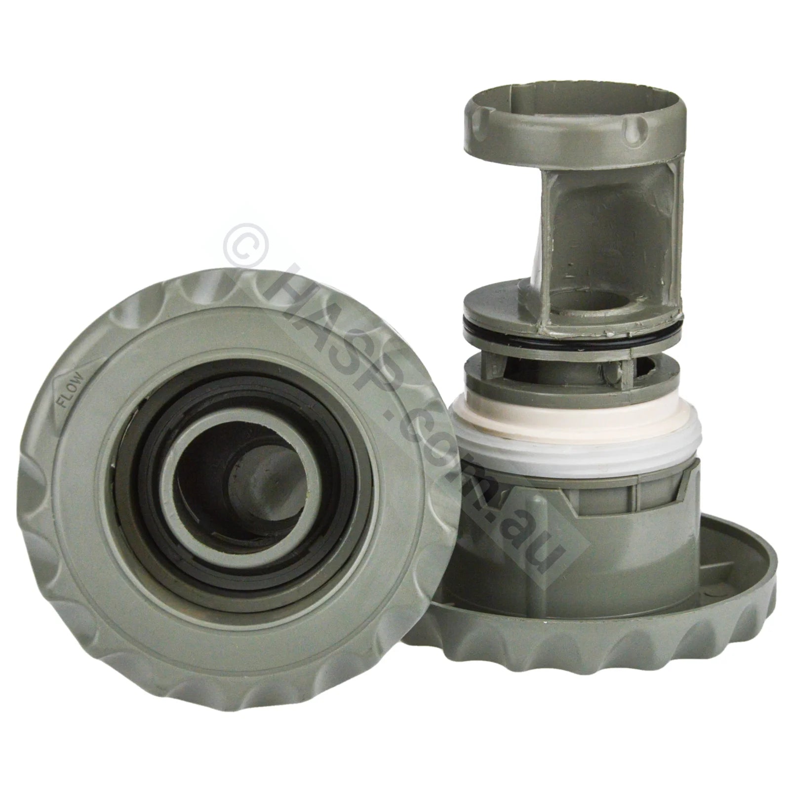 120Mm Waterway Dual-Flo Jet Internal - Diverter Swimjet Scalloped Grey