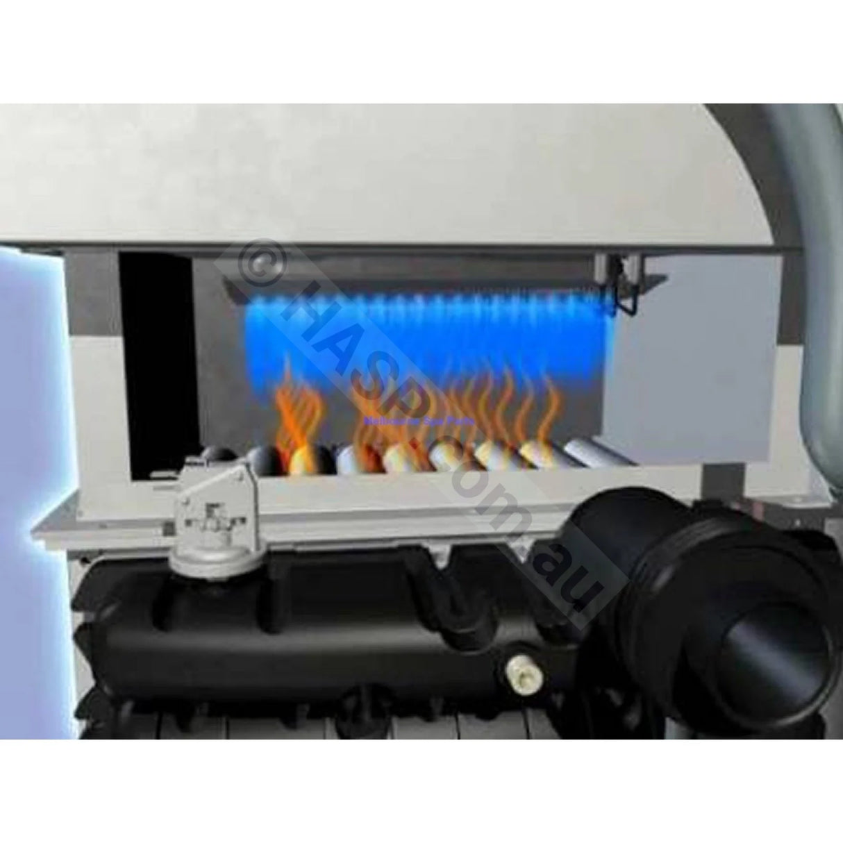 Astralpool Viron eVo 250 Gas Pool & Spa Heater - Natural Gas or LPG - Vic Only - Heater and Spa Parts