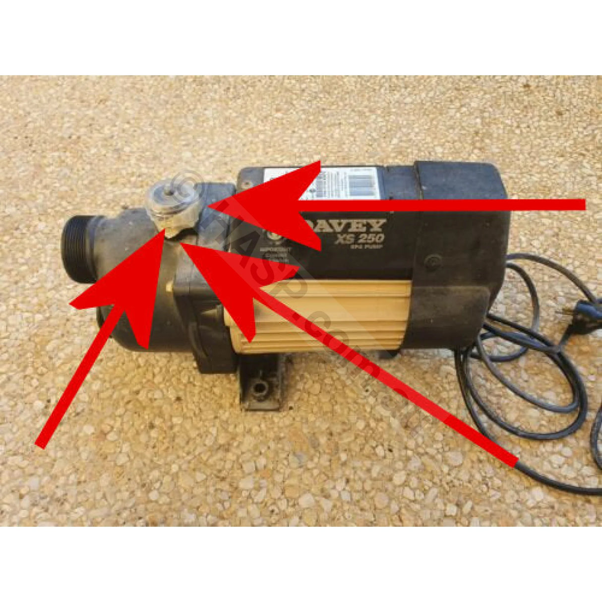 Davey Bath Pump Air Bleed - Obsolete