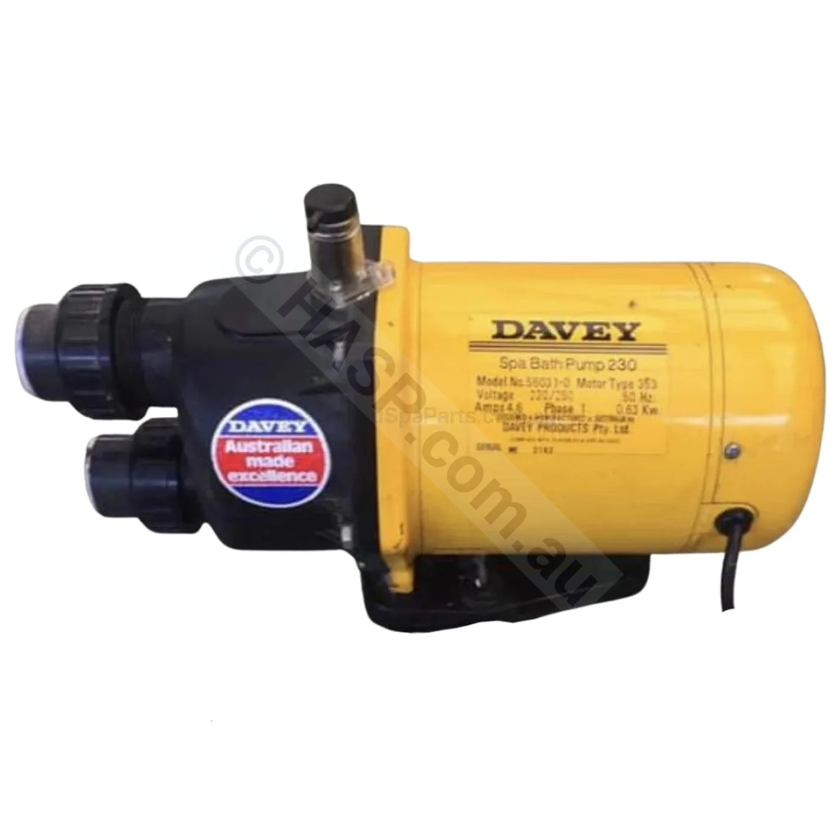 Davey Bath Pump Air Bleed - Obsolete