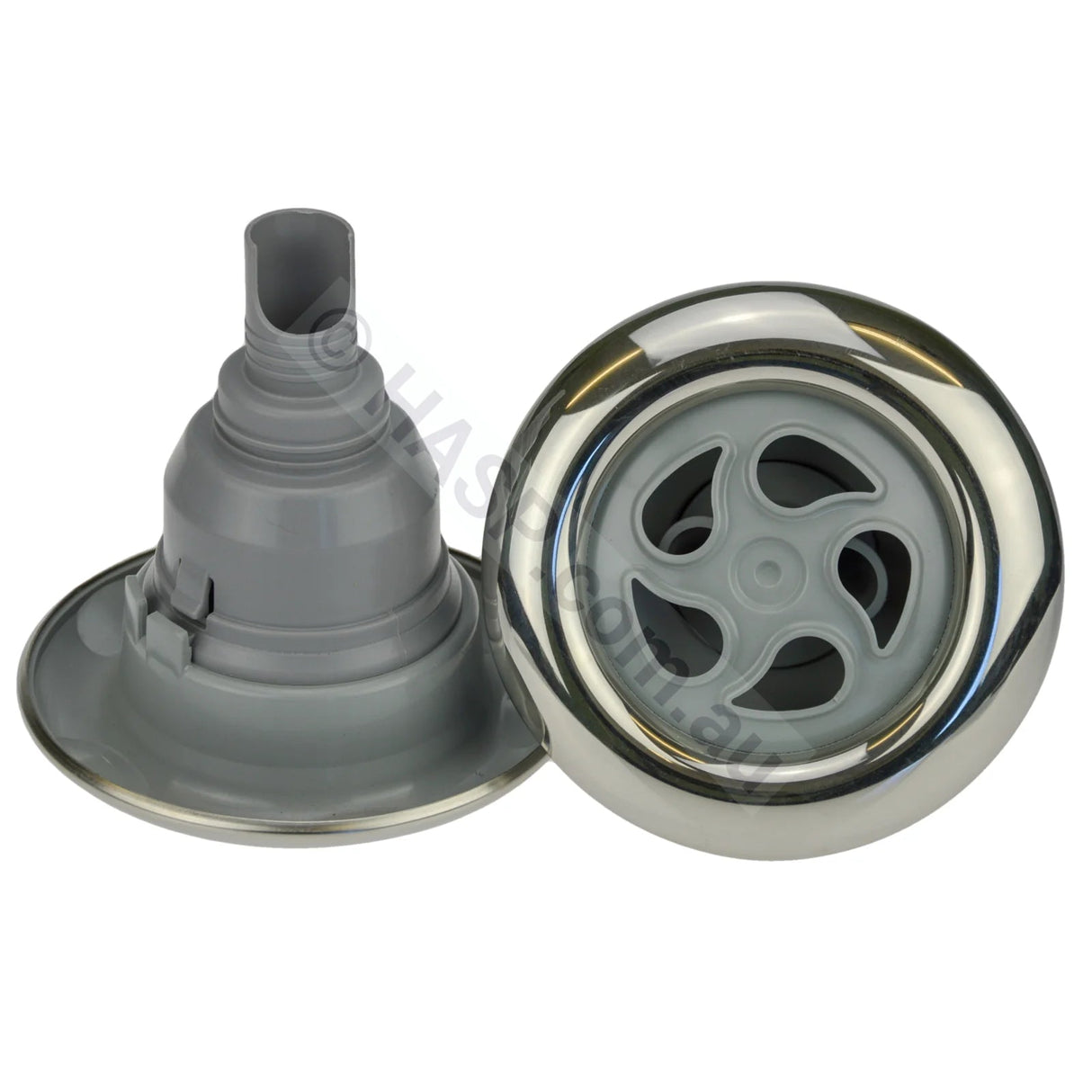 Edgetec Exhilarator 125 Jet Internal - 5 Star Pulse - Stainless Steel - 125mm - Heater and Spa Parts