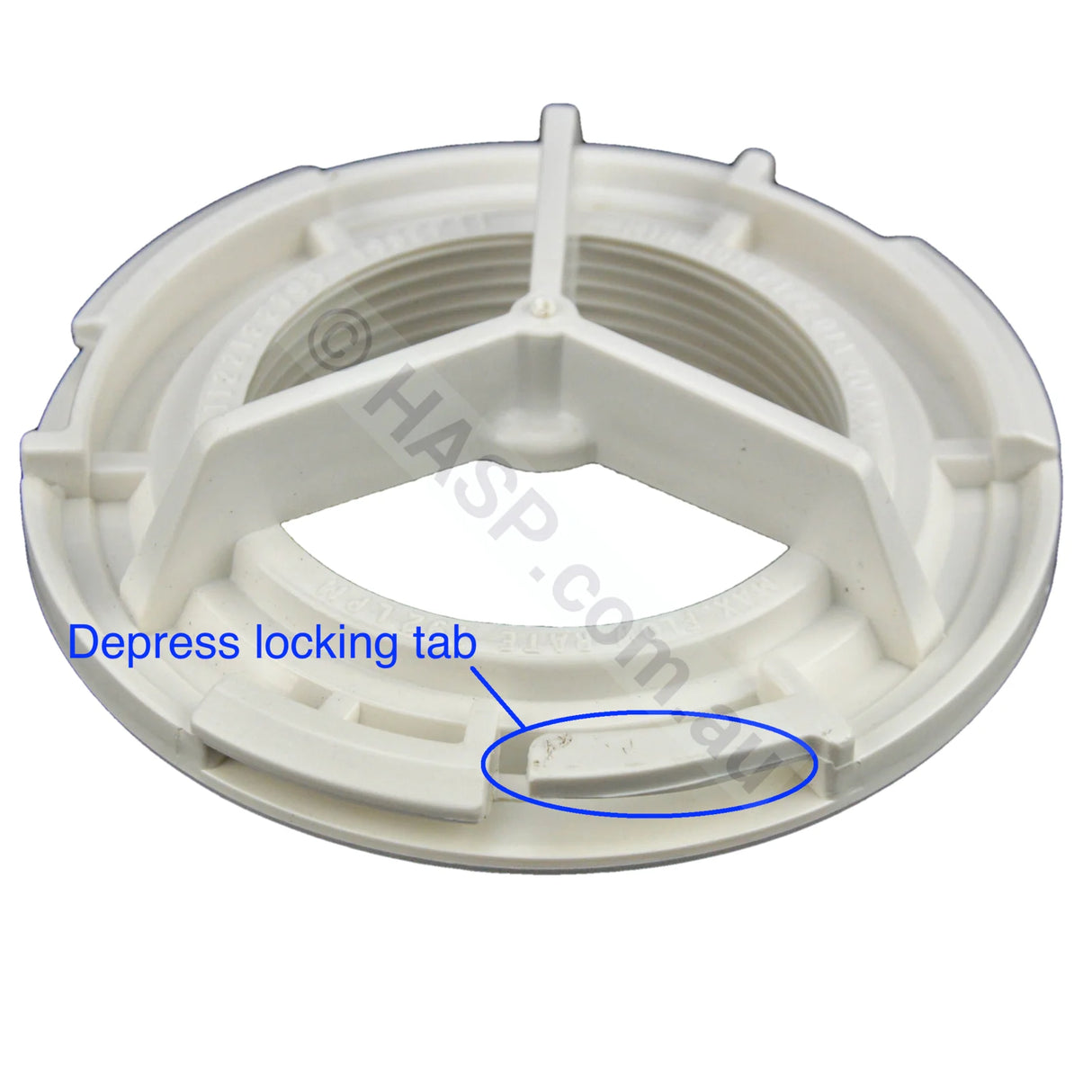 Edgetec Spa Bath Suction - Chrome - 100mm - 192lpm - Heater and Spa Parts