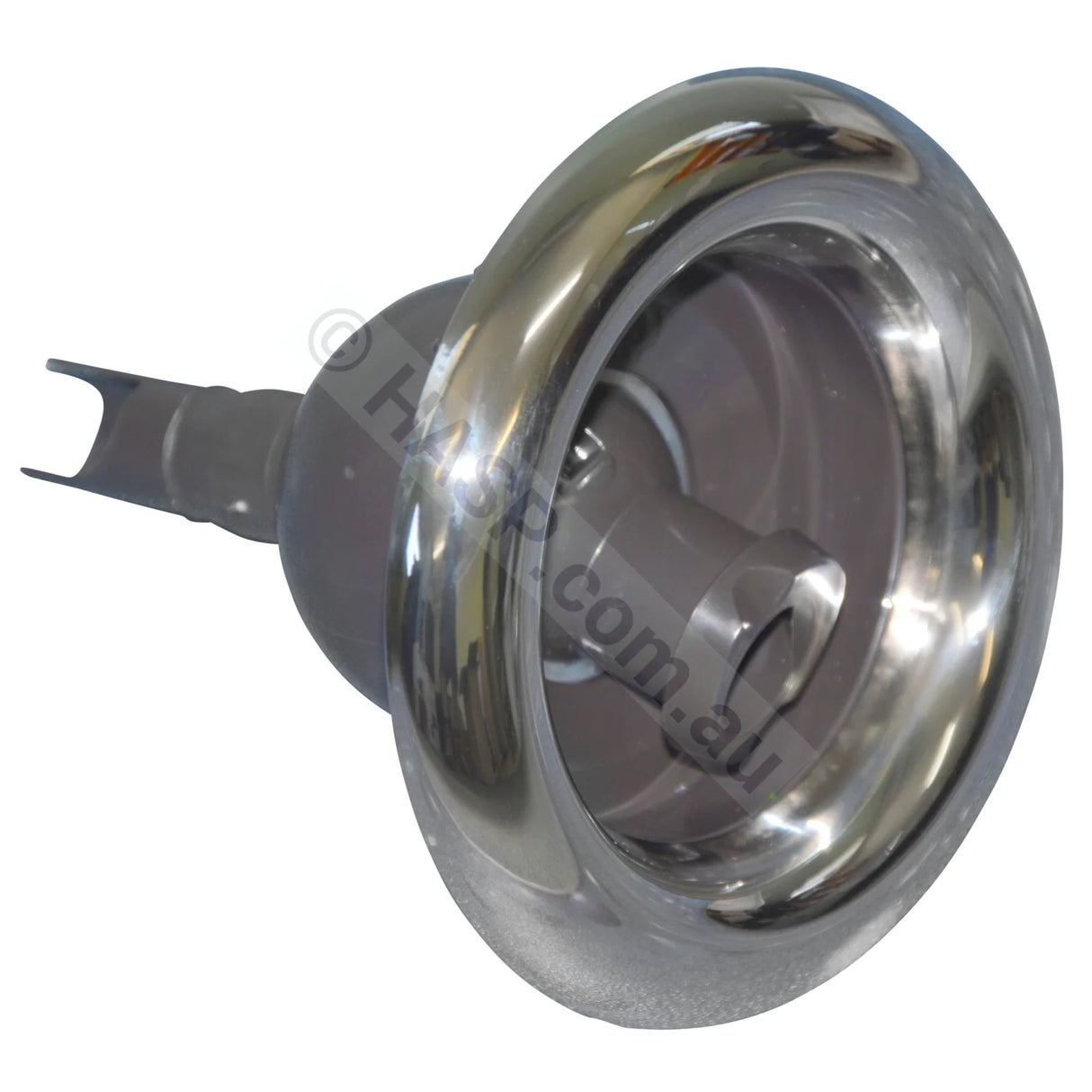 Hurricane Swirl Spa Jet - Charcoal & Stainless - 125mm / 127mm - Heater and Spa Parts