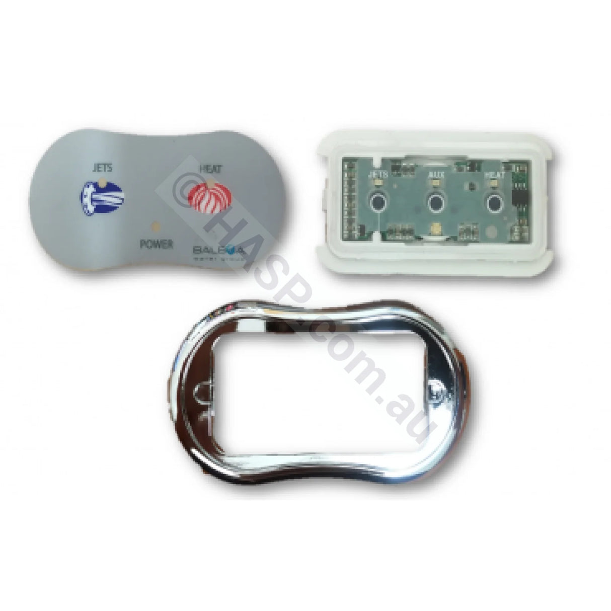 Onga Bathmaster V2 Touchpads - Rectangular or Peanut shape - Balboa Lanark - Heater and Spa Parts