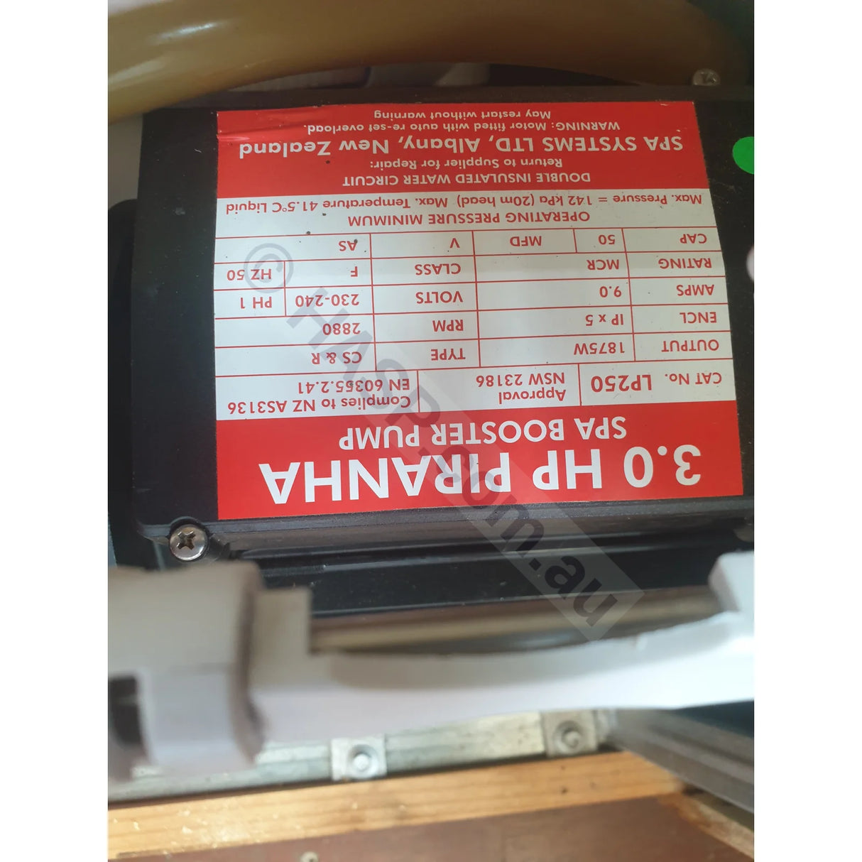 Piranha Spa Jet Pumps - 1 and 2 Speed - LP & WP Series - Heater and Spa Parts