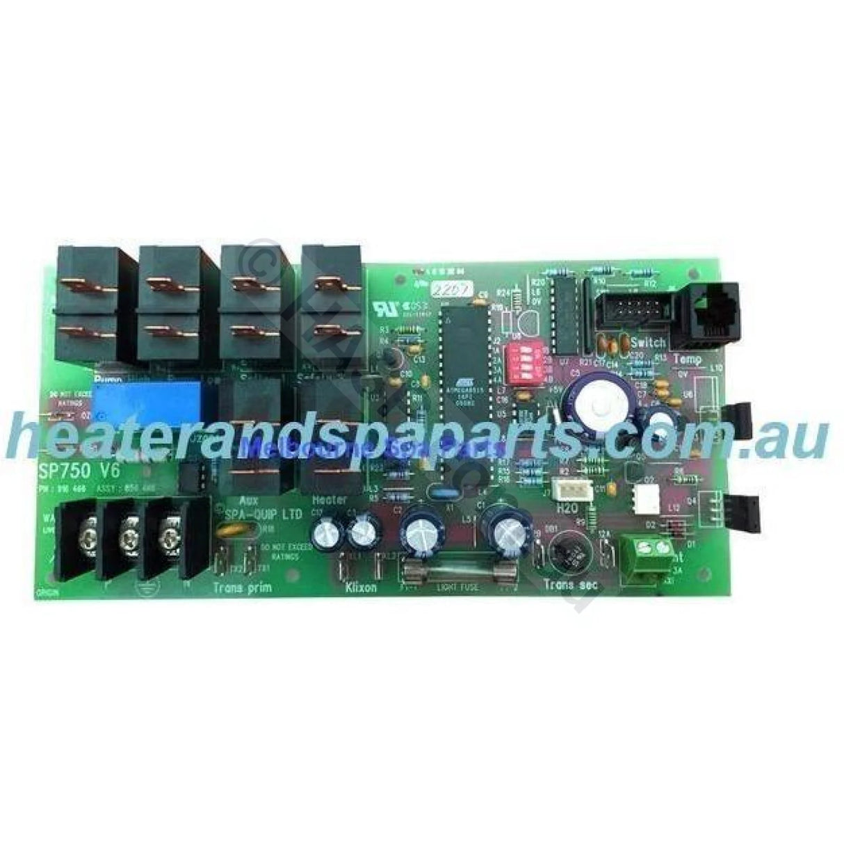 Spa Power 750 SP 750 Circuit Board PCB - Obsolete - Heater and Spa Parts