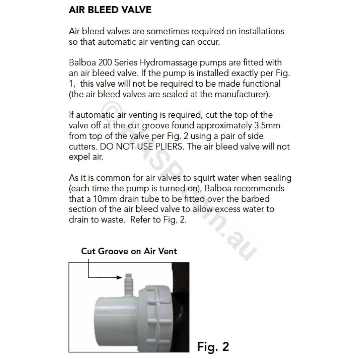 Onga Balboa 2398 1.25HP non-heated Spa Bath Pump - Pool & Spa