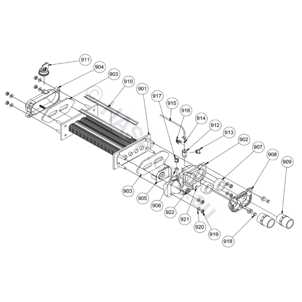 Raypak Gasket Flange Seal