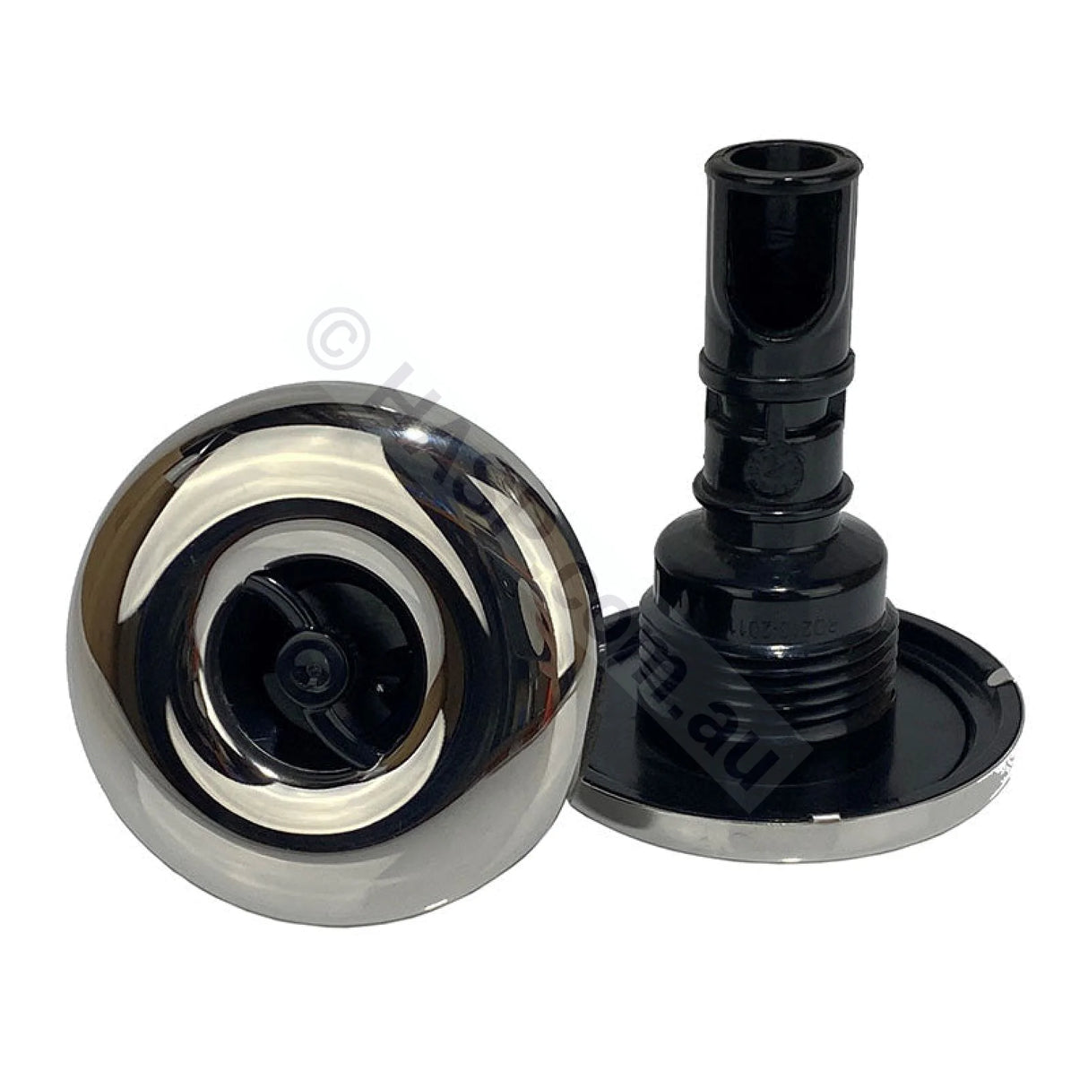 Rising Dragon 2’’ Spinning Jet Stainless Steel and Black