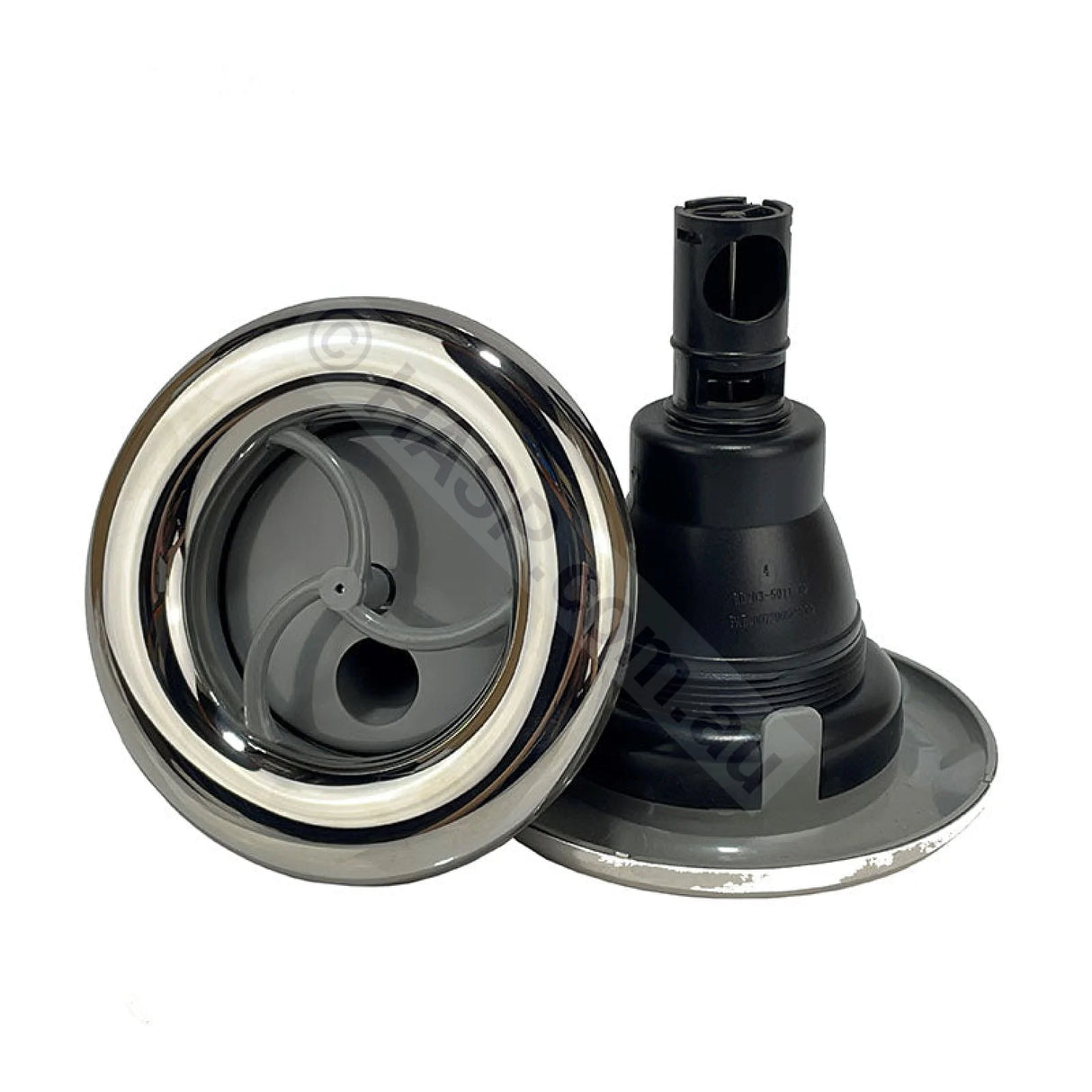 Rising Dragon 5’’ Single Pulse Jet Stainless Steel and Grey