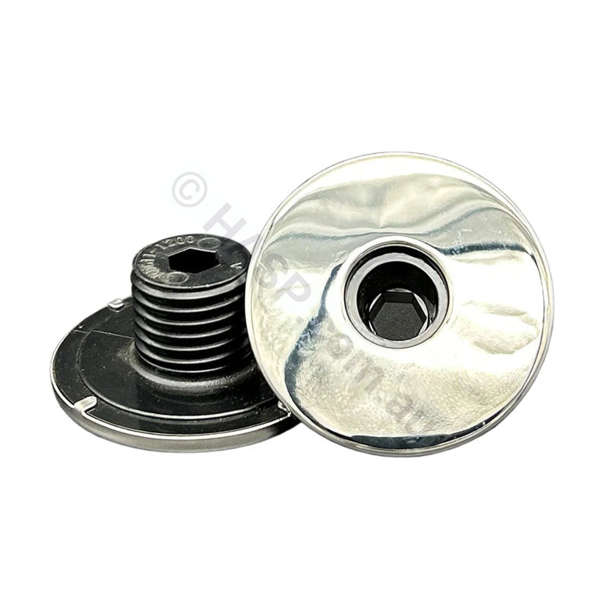 Rising Dragon Large Face Air Injector/Jet Stainless & Black